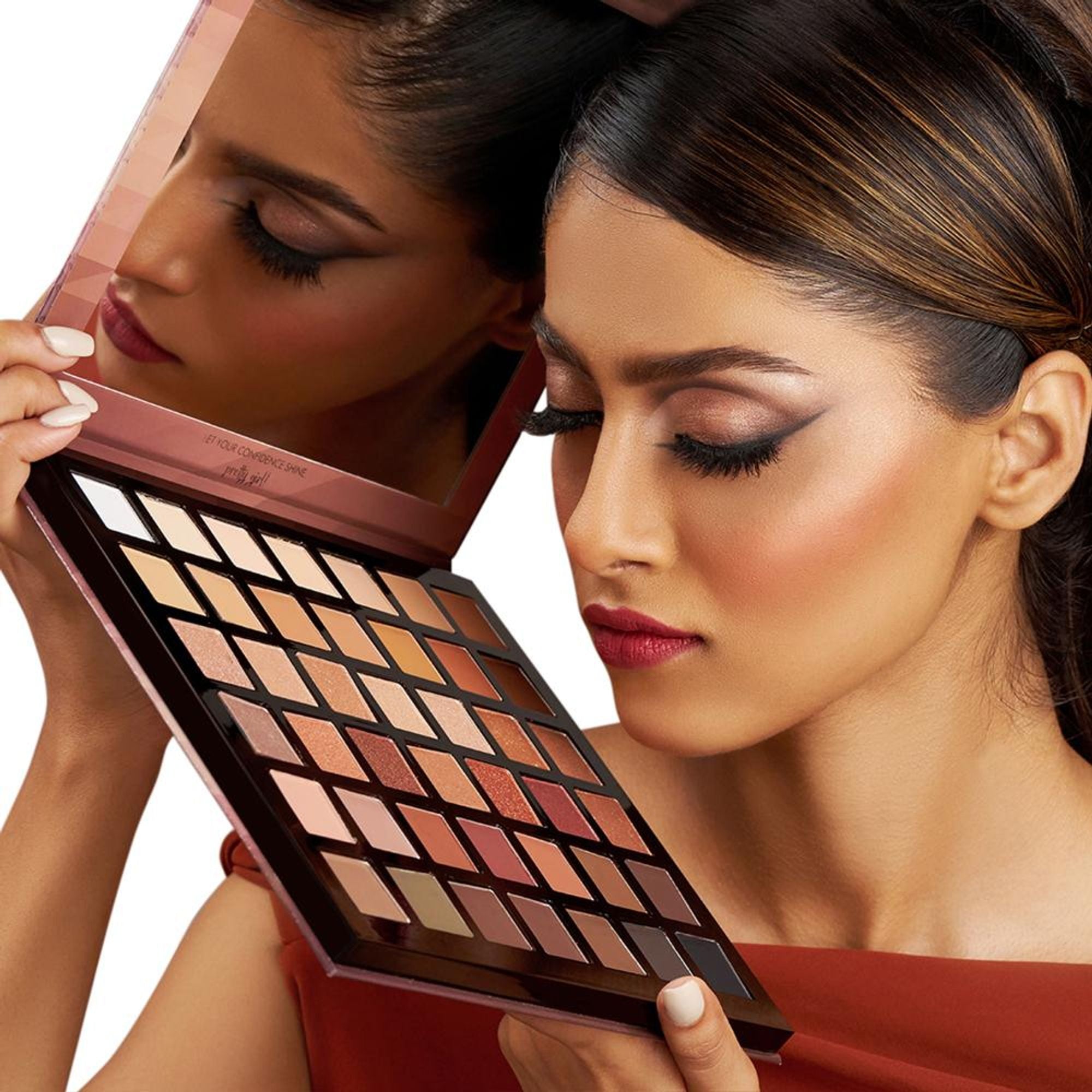 PAC Studio Prism Eyeshadow Palette X42 Neutrals - High Impact Mattes Pearls & Shimmers, Blendable Formula