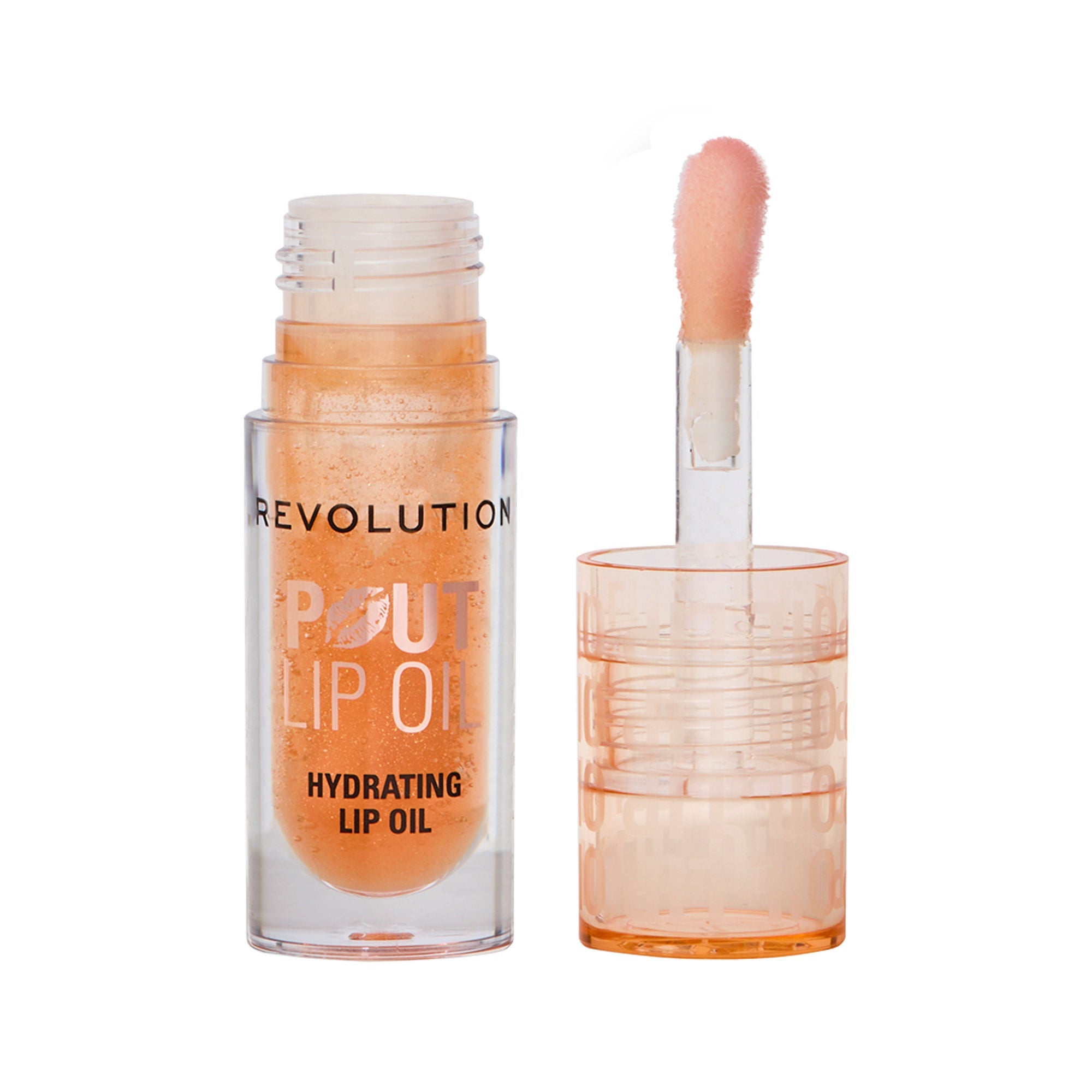 Makeup Revolution Pout Lip Oil - Honey Shimmer