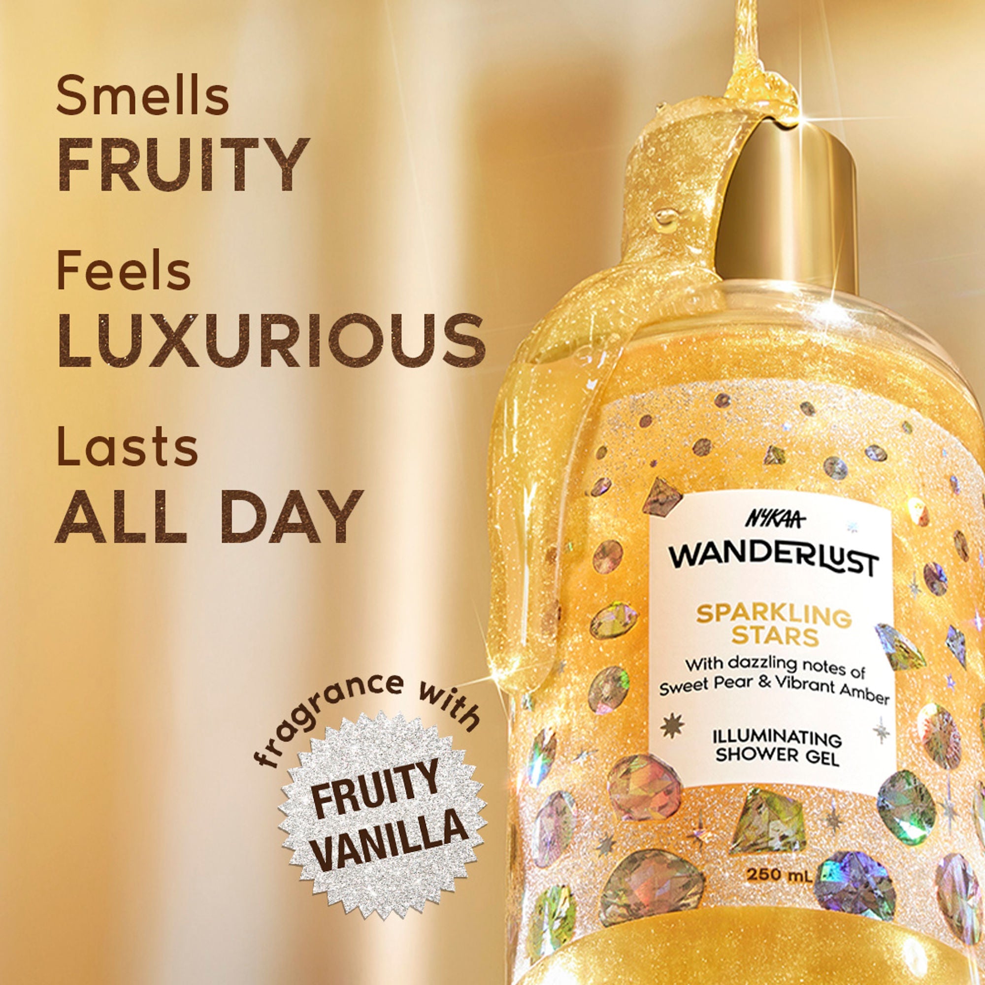 Wanderlust Shower Gels - Sparkling Stars