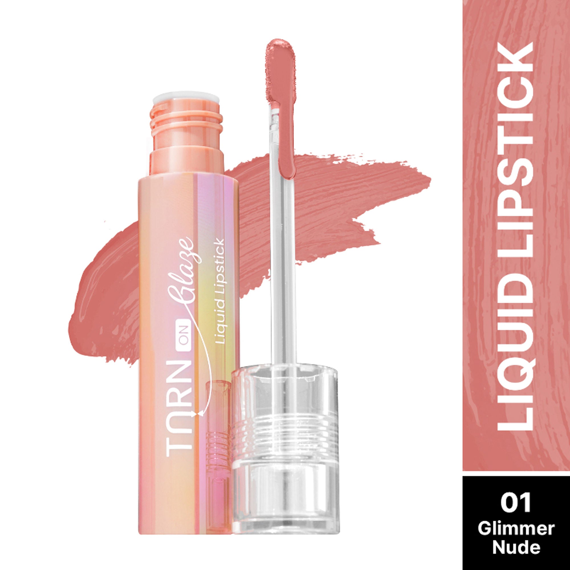 Swiss Beauty Select Turn on Glaze Liquid Lipstick - 1 Glimmer Nude