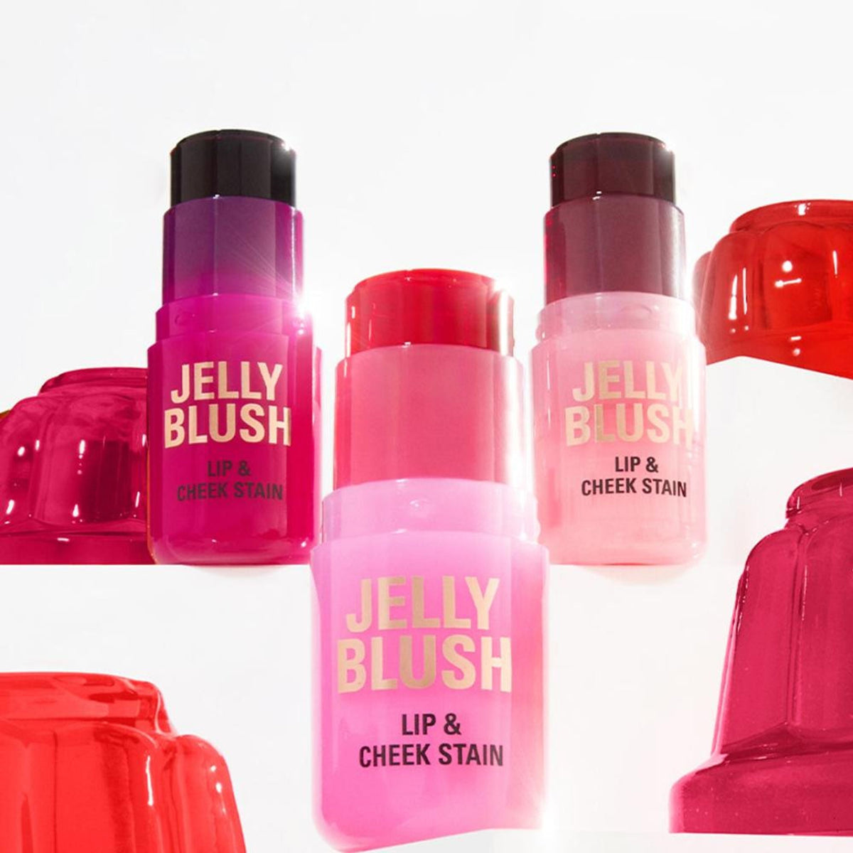 Makeup Revolution Jelly Blush Stick Lip and Cheek Stain - Peach Orange