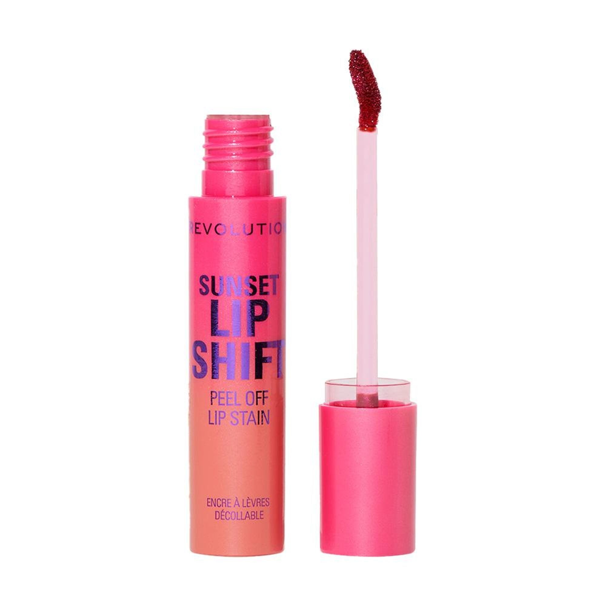 Makeup Revolution Sunset Shift Peel Off Lip - Stain Flushed Pink