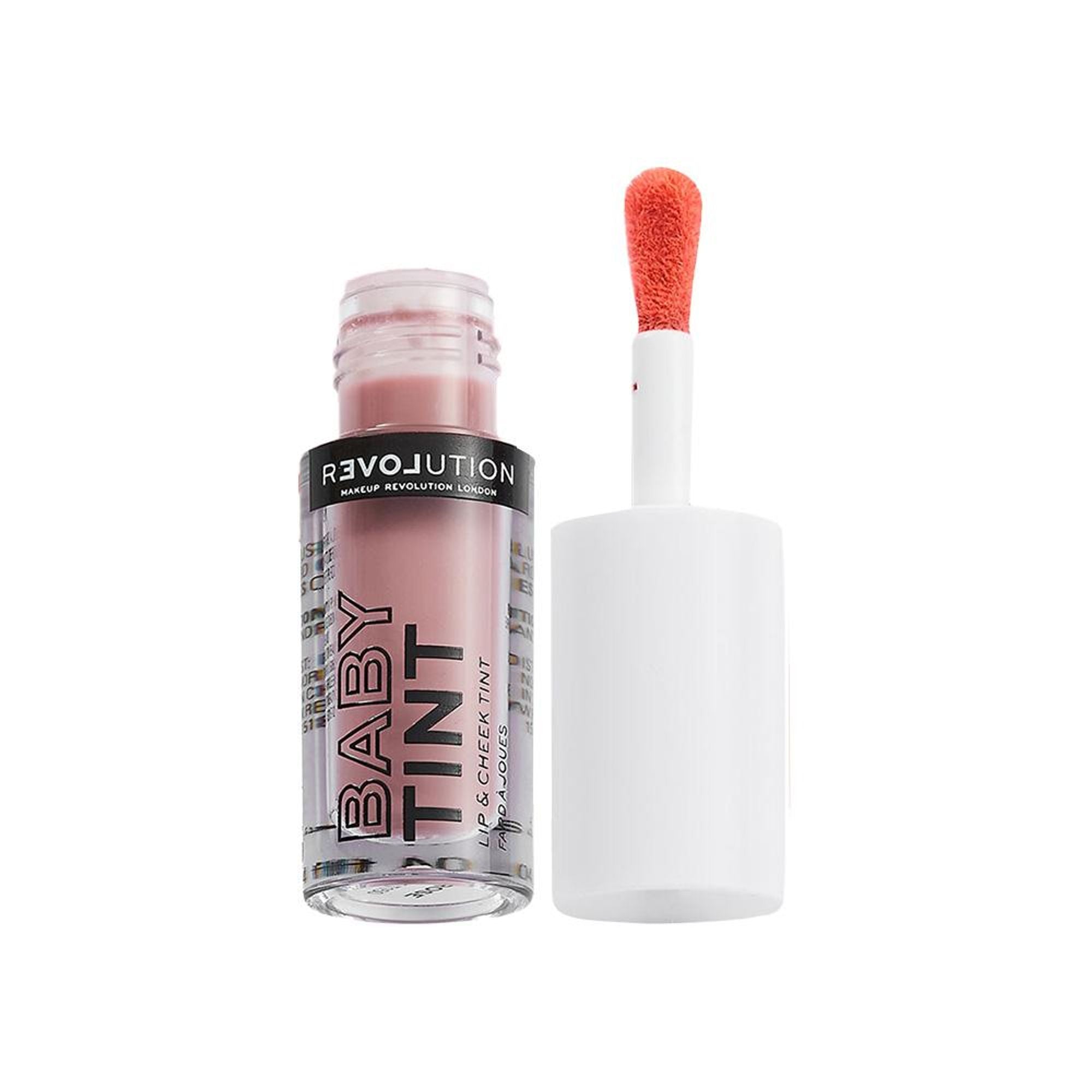 Makeup Revolution Relove Baby Lip & Cheek Tint - Long Lasting - Soft & Glowy Finish - Rose