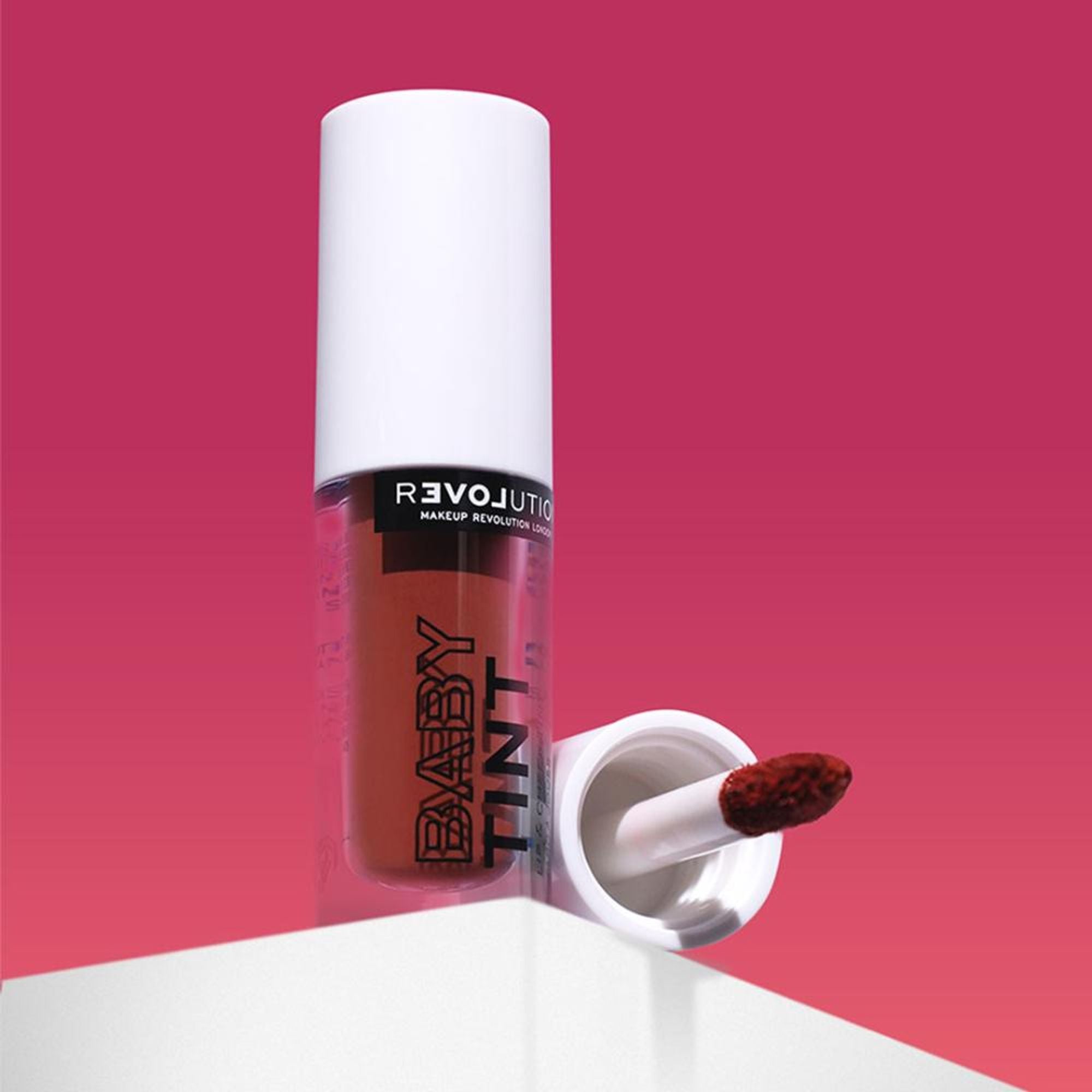 Makeup Revolution Relove Baby Lip & Cheek Tint - Long Lasting - Soft & Glowy Finish - Blush