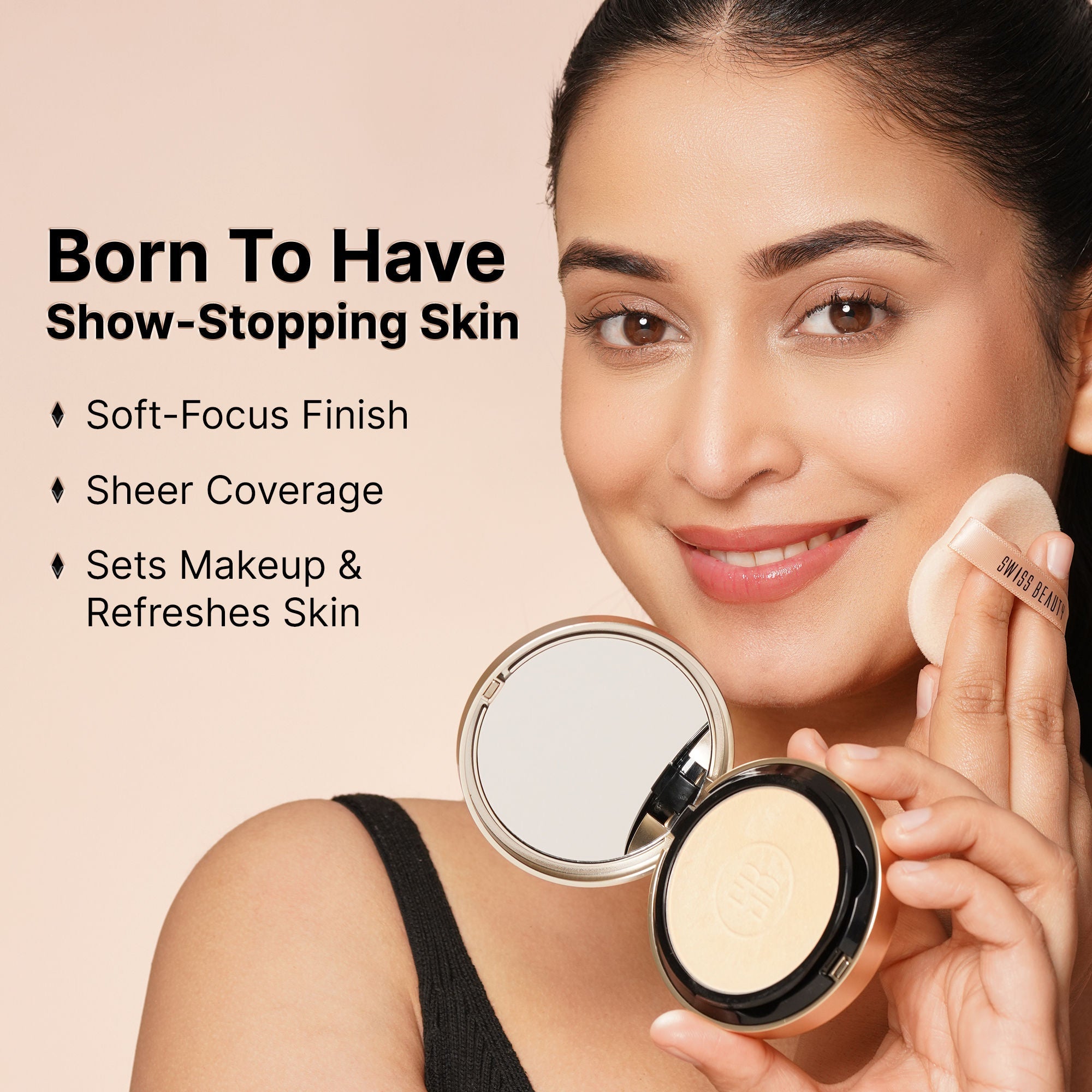 Swiss Beauty Born To Last 3-In-1 Skin Perfection Compact With Vitamin E - 4. Bronze Dusk