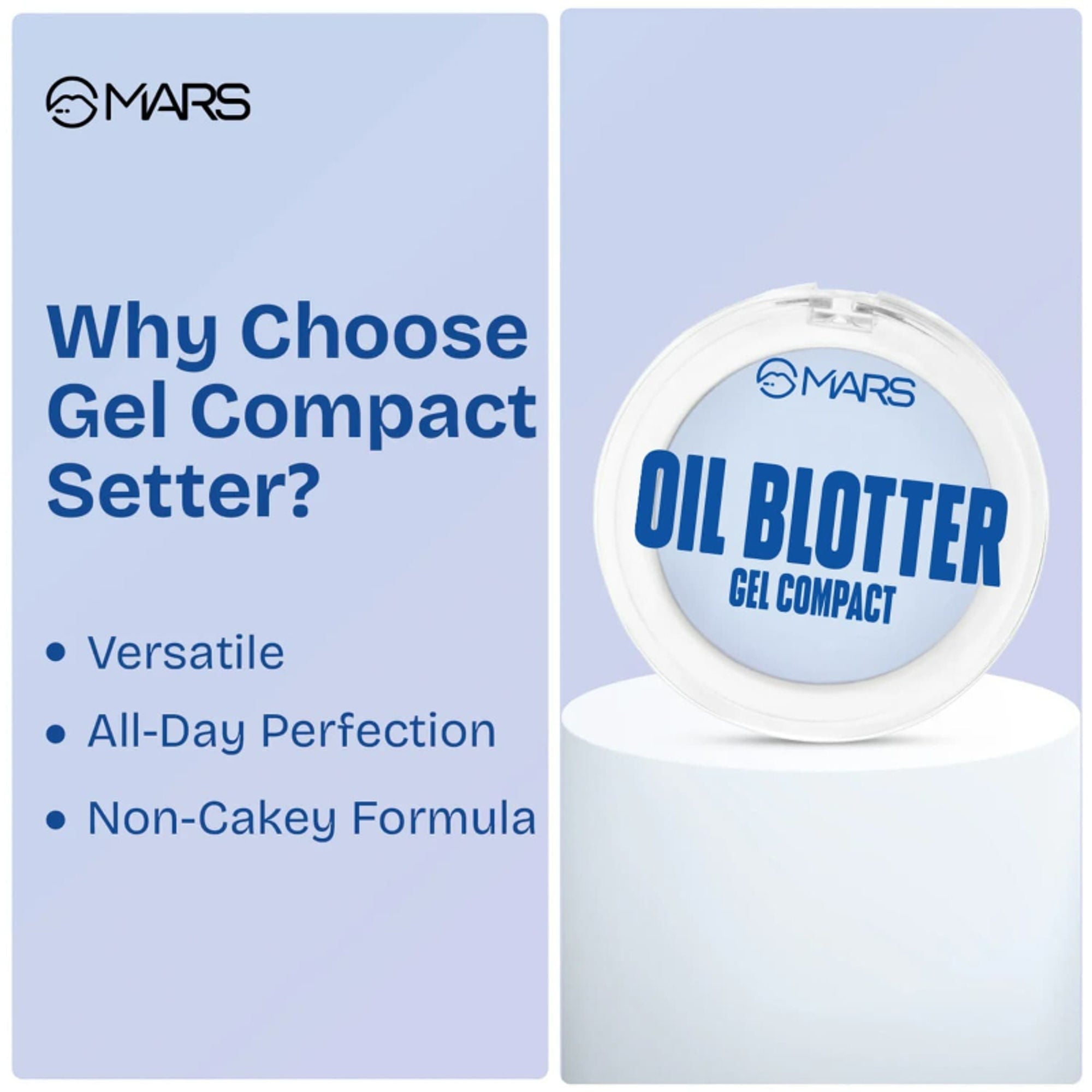 MARS Cosmetics Oil Blotter Gel Compact (5gm)