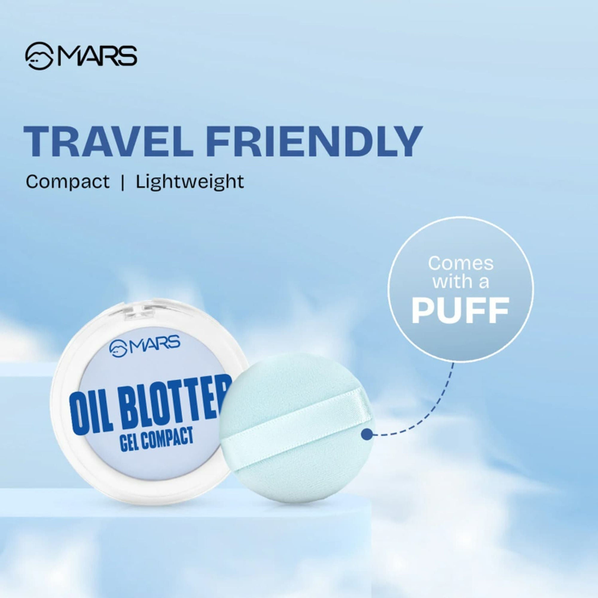MARS Cosmetics Oil Blotter Gel Compact (5gm)