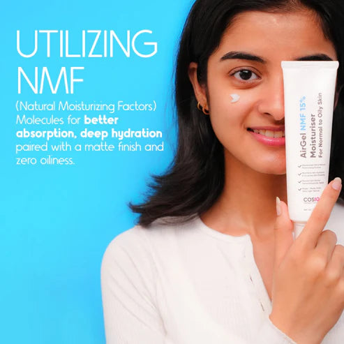 COSIQ AirGel NMF-15% Moisturiser for Oily Skin
