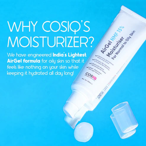 COSIQ AirGel NMF-15% Moisturiser for Oily Skin