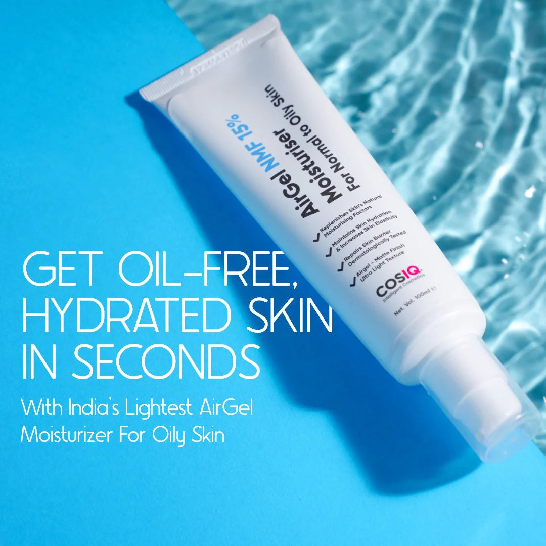 COSIQ AirGel NMF-15% Moisturiser for Oily Skin
