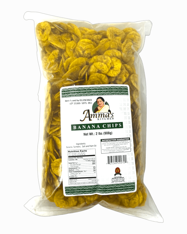 Amma's Kitchen Banana Chips Hot Pepper 2lb
