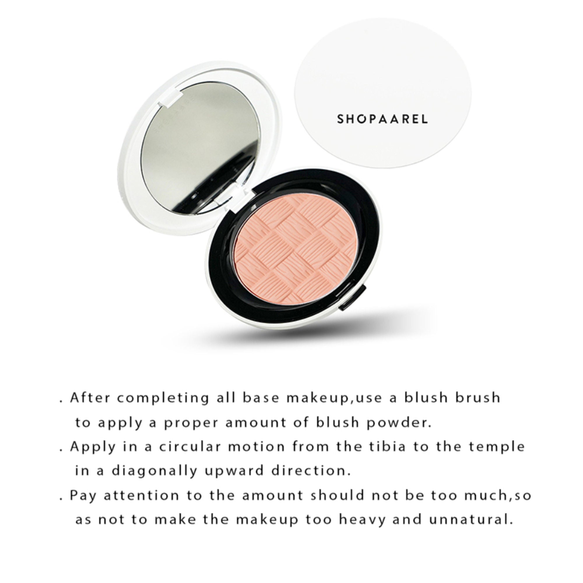 Shopaarel Color Cheek Blusher - Peachy