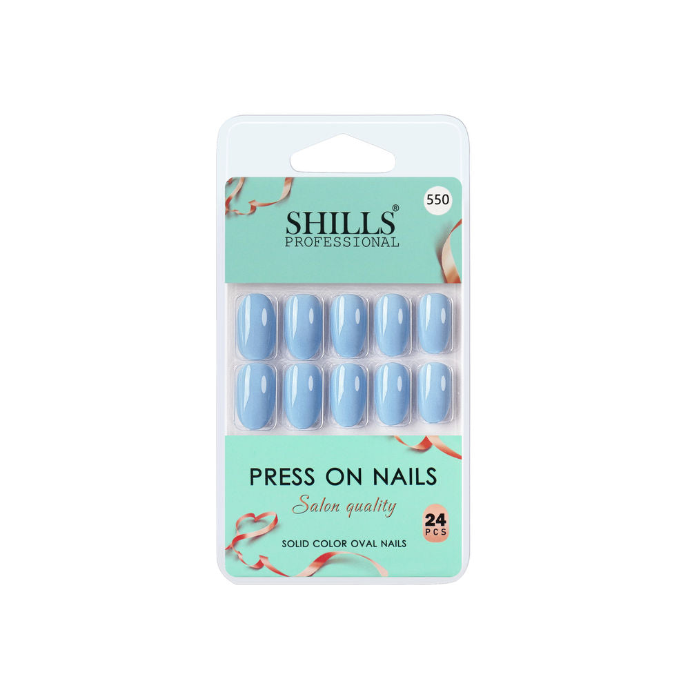 Shills Professional Reusable Press On Nails Oval - SPN550