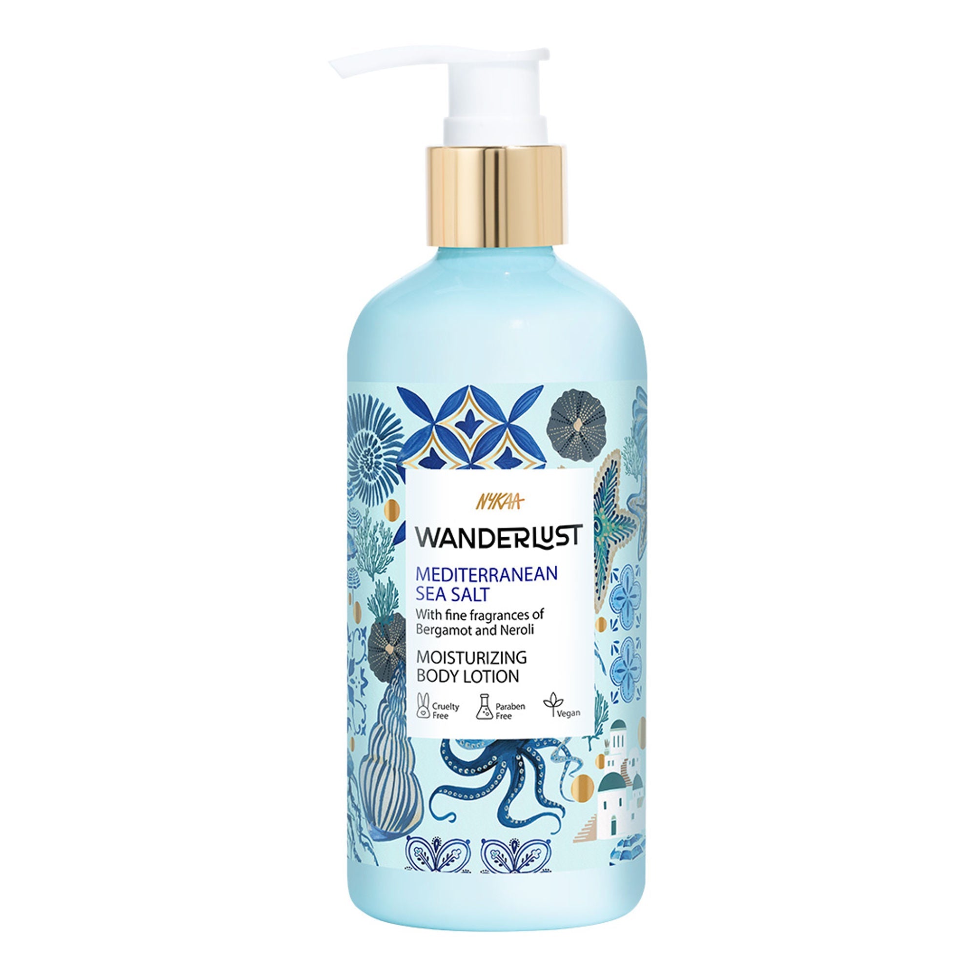 Wanderlust Moisturizing Body Lotion - Mediterranean-Sea-Salt