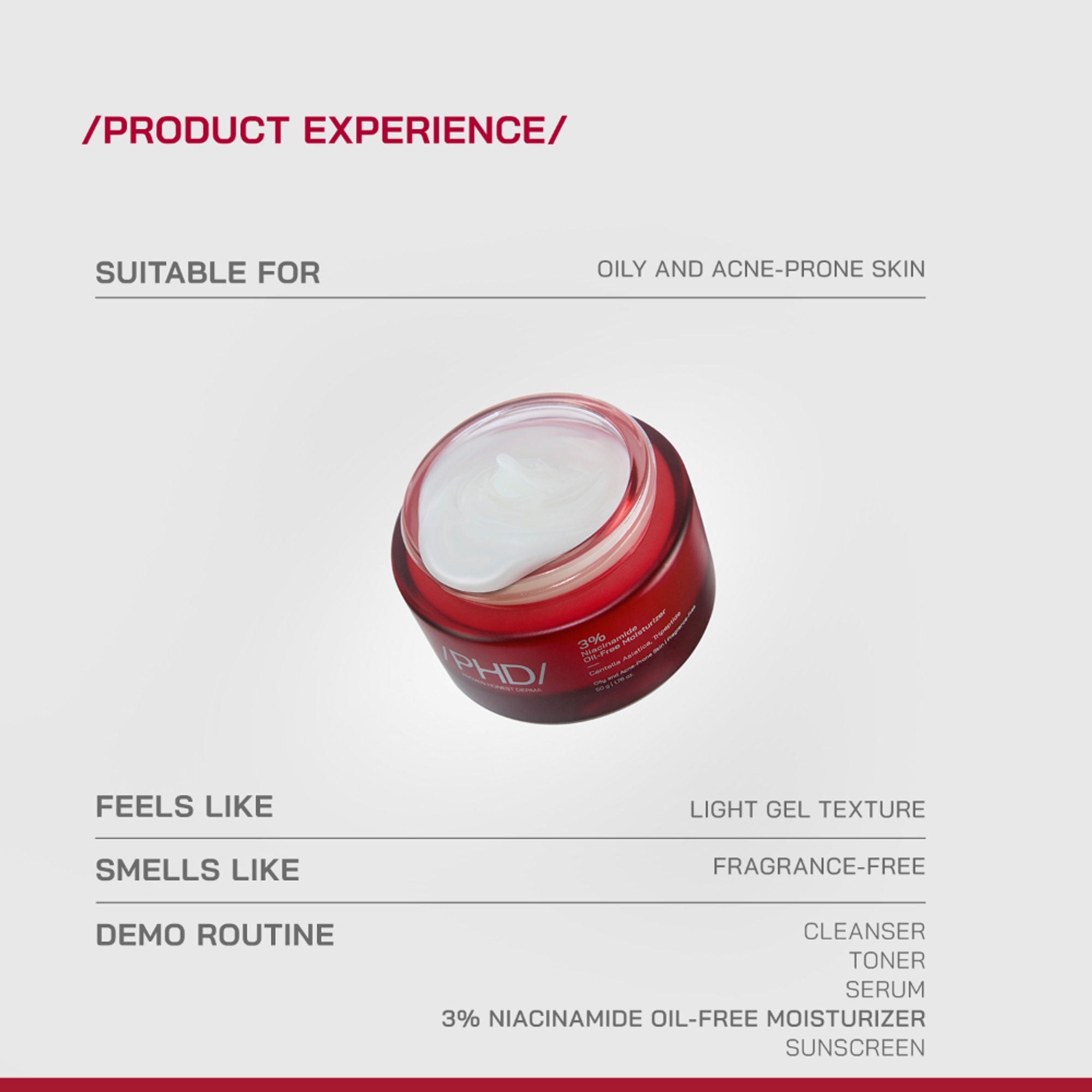 Proven Honest Derma (PHD) 3% Niacinamide Oil-Free Moisturizer