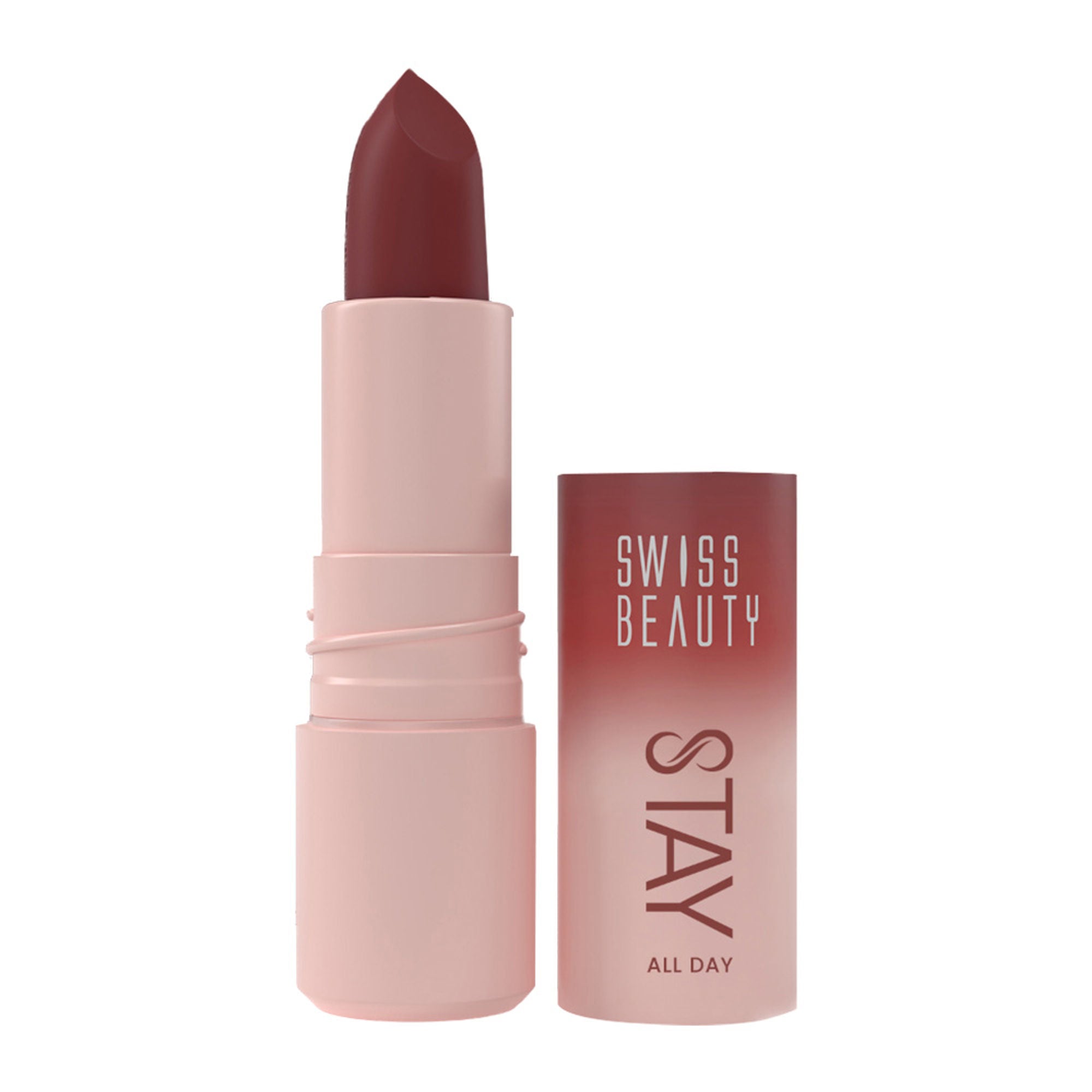 Swiss Beauty Stay All Day Lipstick - 08 Classy