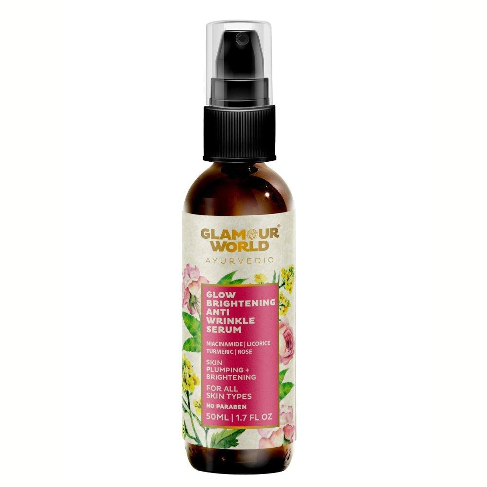 GLAMOUR WORLD AYURVEDIC Glow Brightening Anti Wrinkle Serum