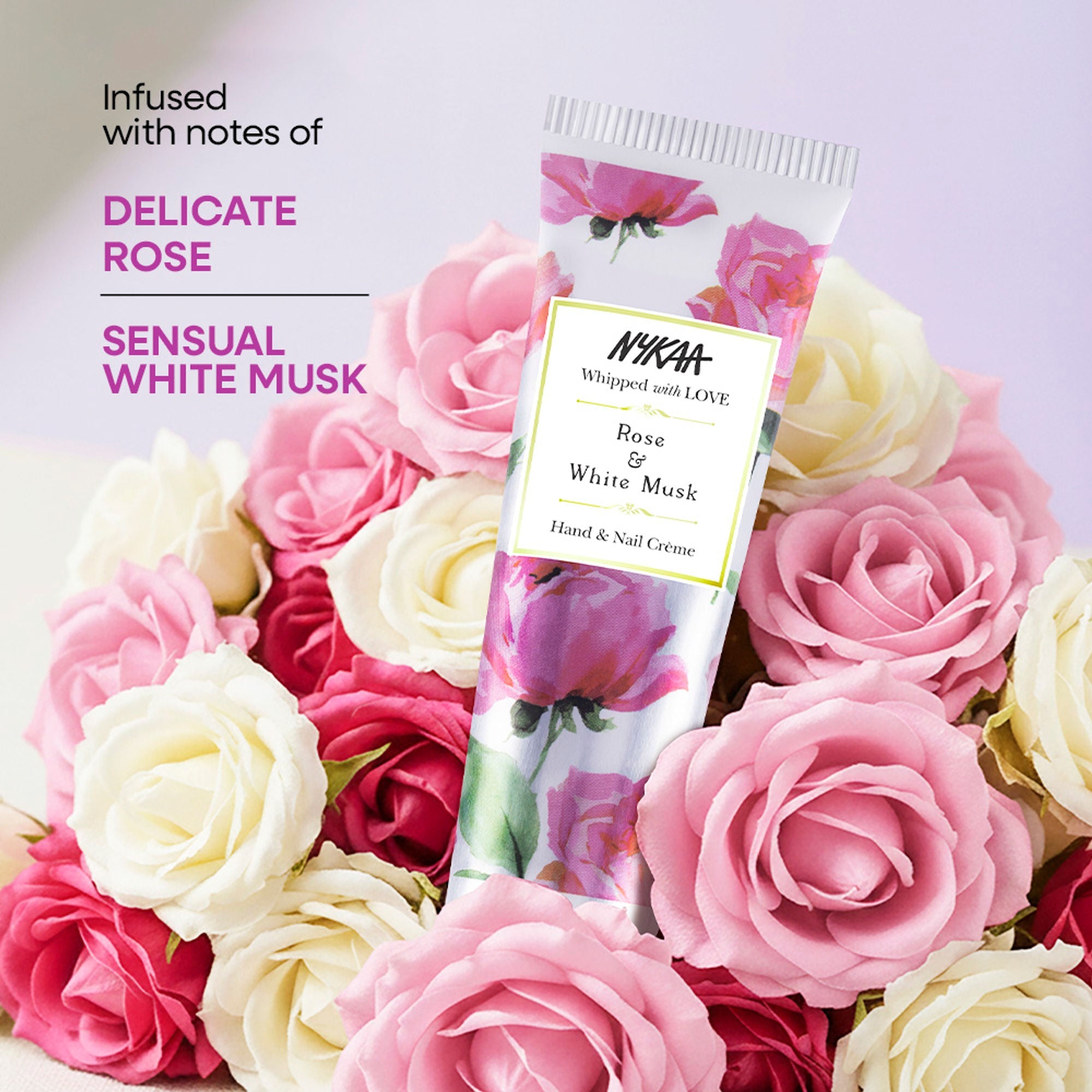 Wanderlust Hand & Nail Creme - Rose & White Musk