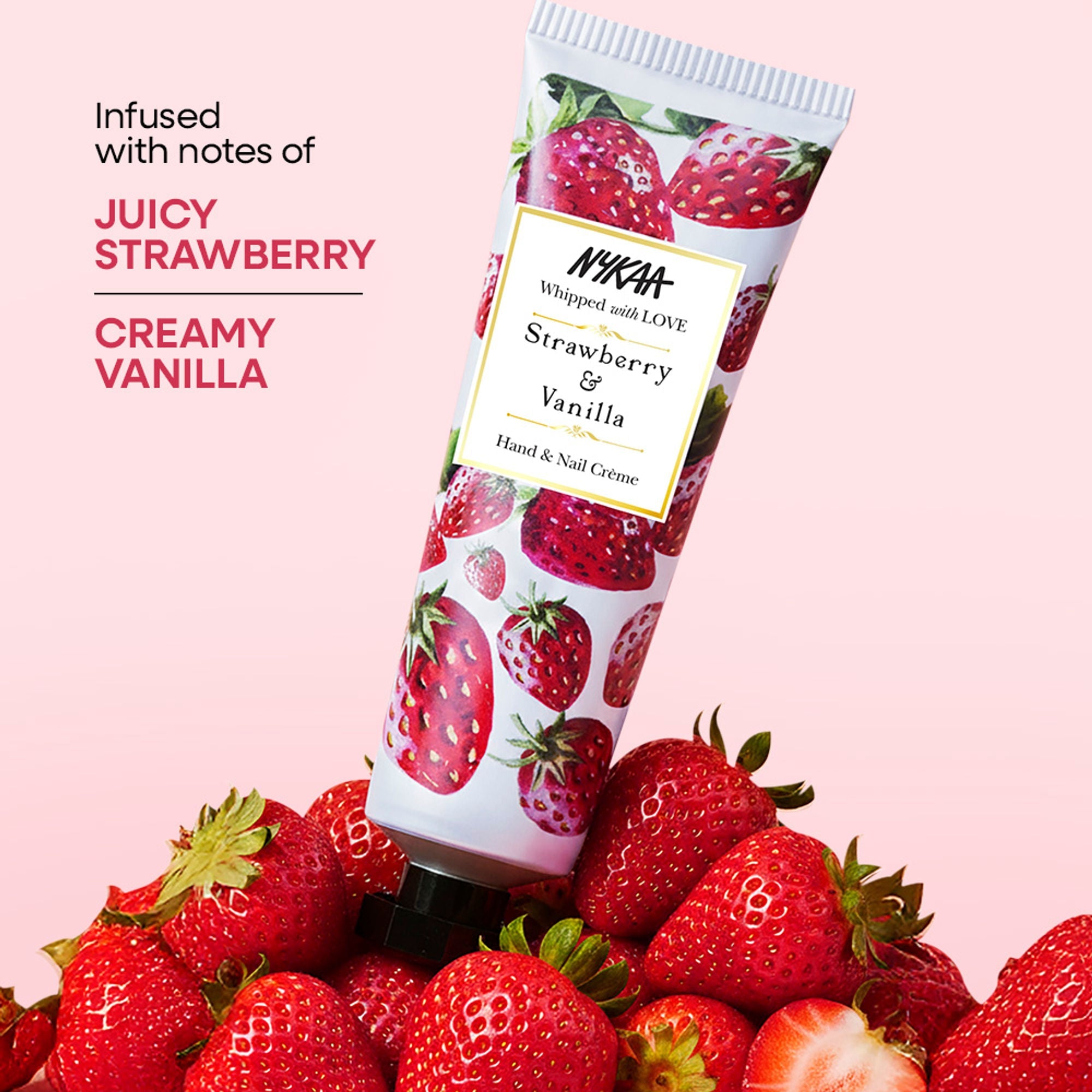 Wanderlust Hand & Nail Creme - Strawberry & Vanilla