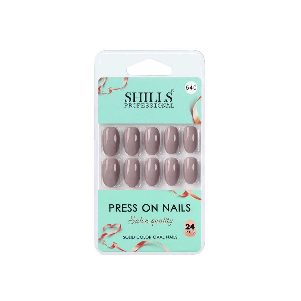 Shills Professional Reusable Press On Nails Oval - SPN540