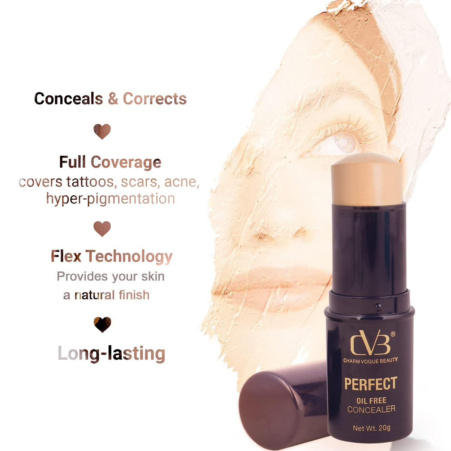 CVB C16 Perfect Oil Free Concealer Makeup Shade -02