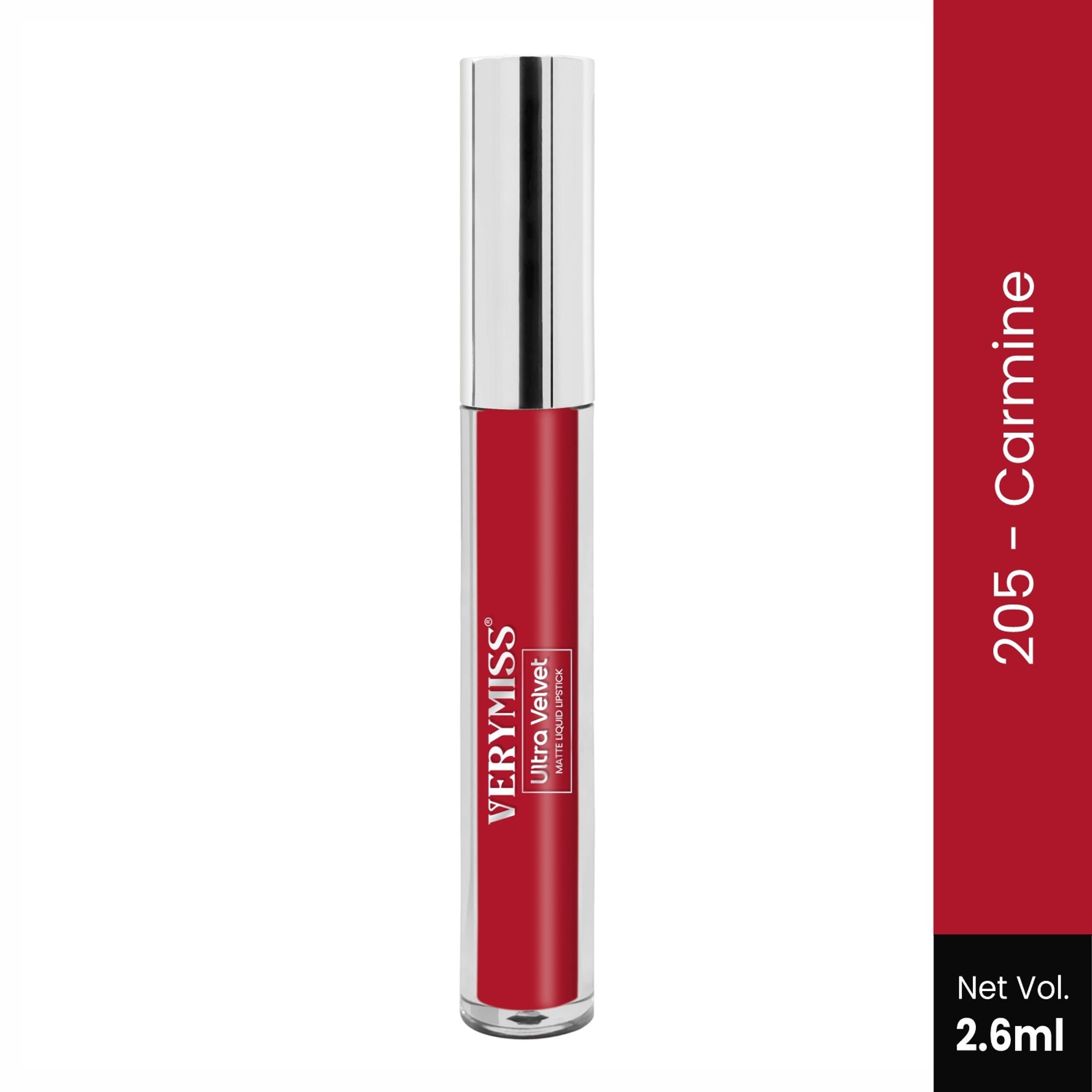VERYMISS Ultra Velvet Matte Liquid Lipstick - 205 Carmine