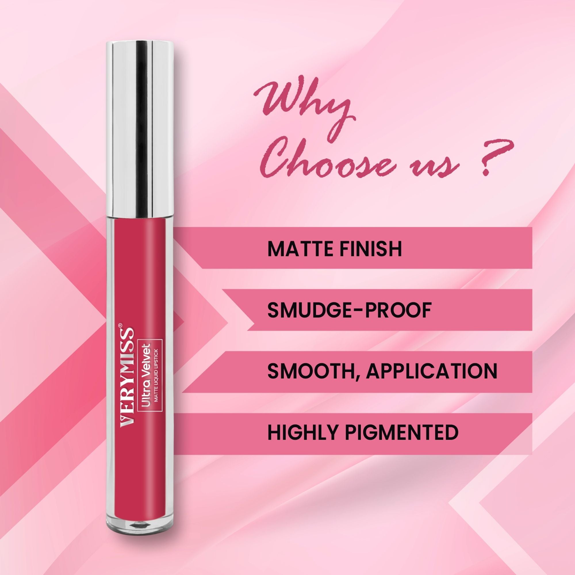 VERYMISS Ultra Velvet Matte Liquid Lipstick - 205 Carmine