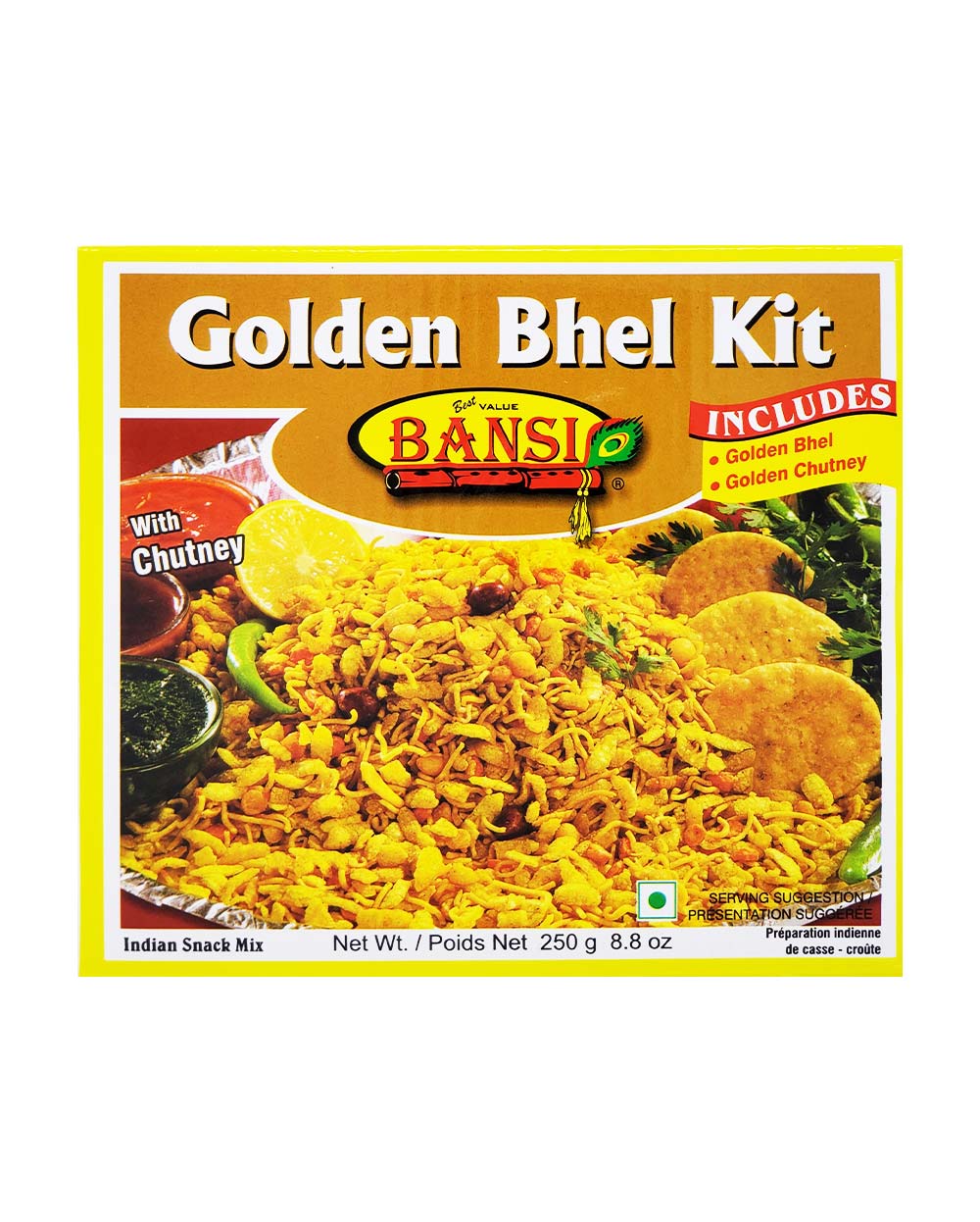 Bansi Golden bhel kit 250g