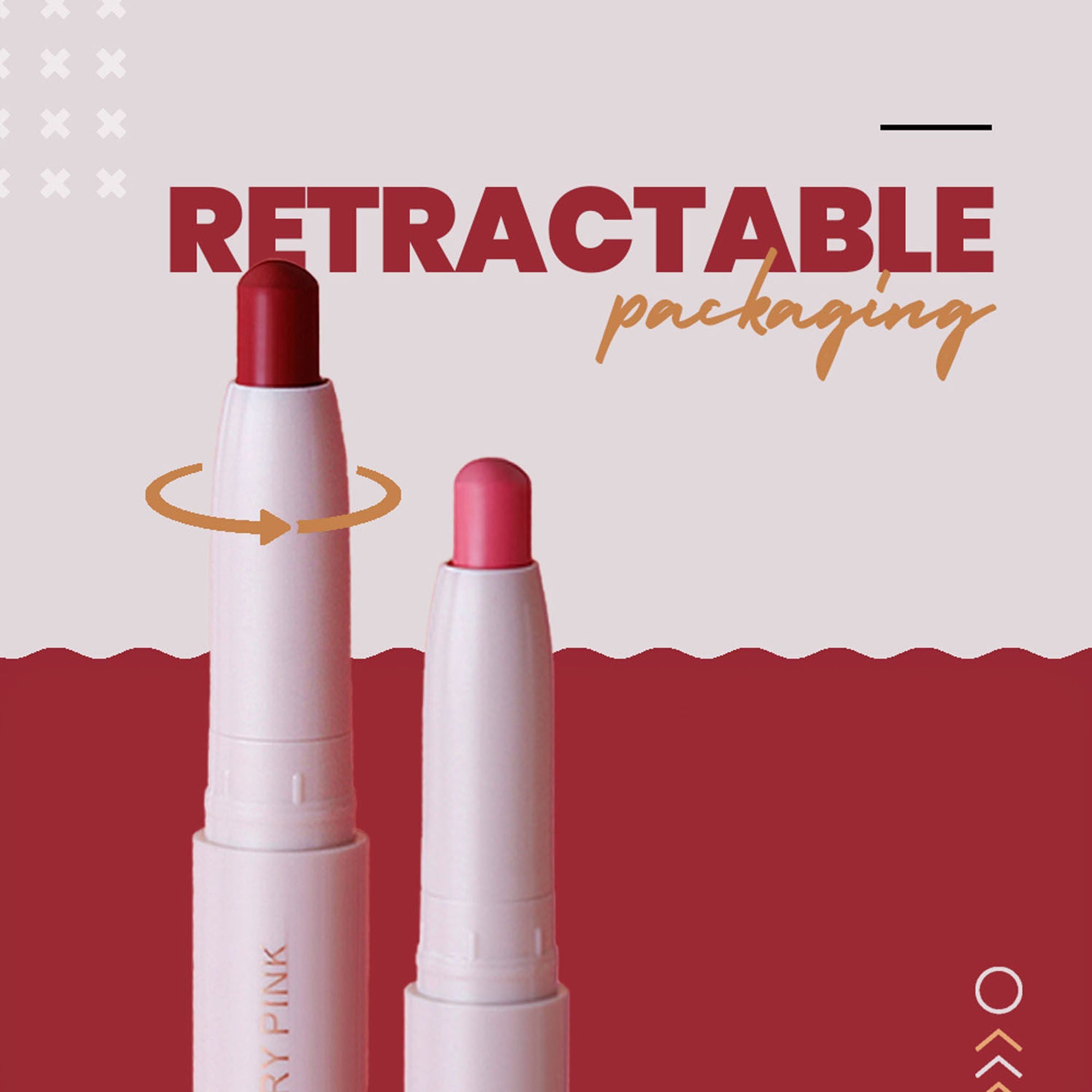 MARS Cosmetics Retractable Poppins Lipstick - Striking Magenta - 23