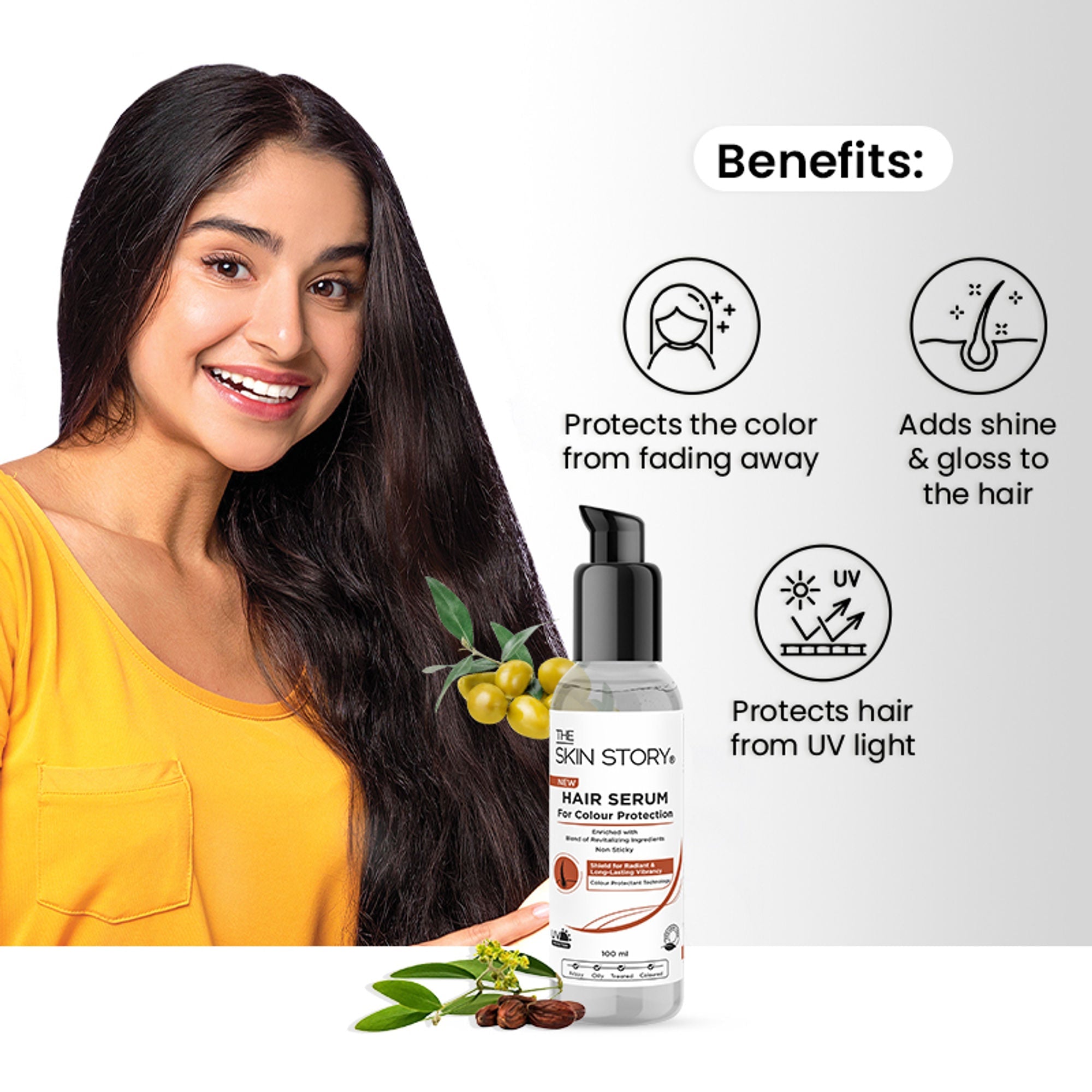 The Skin Story Colour Protection Anti Frizz Hair Serum