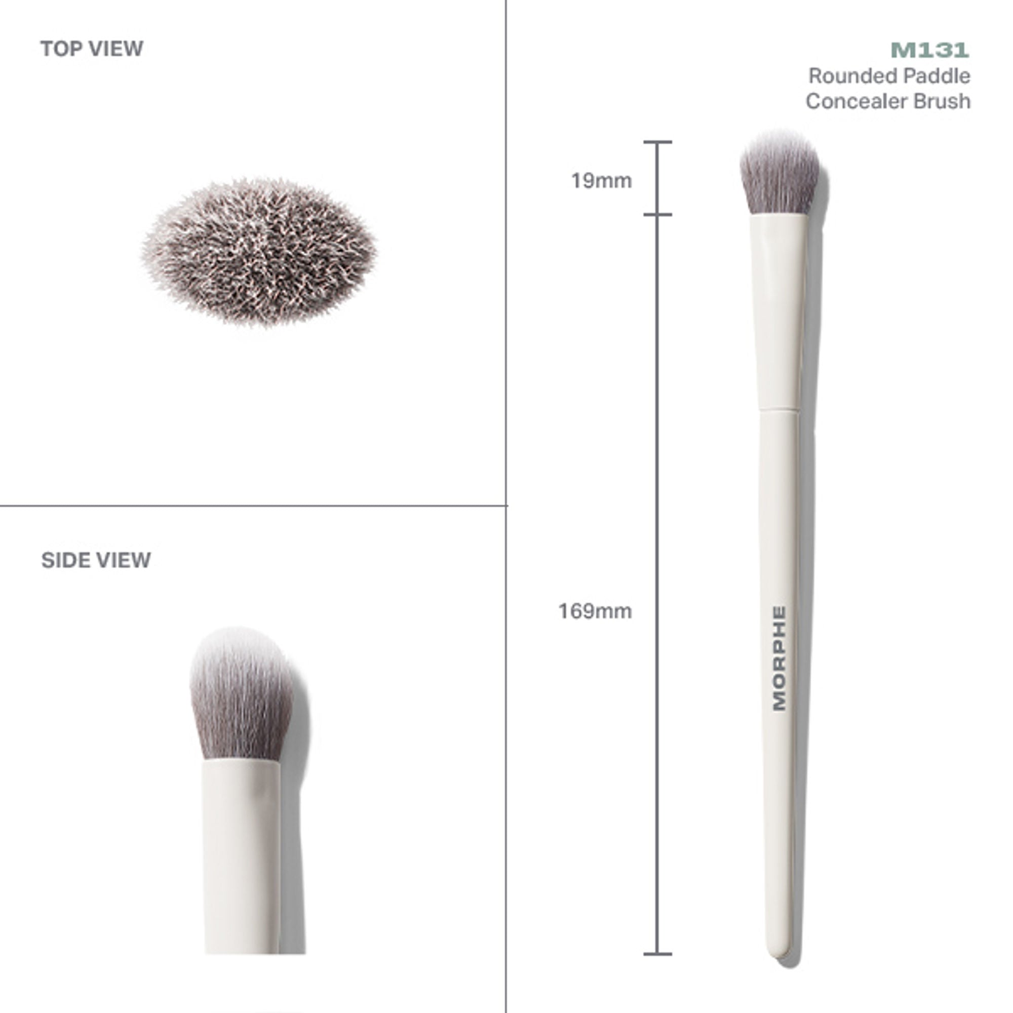 MORPHE M131 Rounded Paddle Concealer Brush