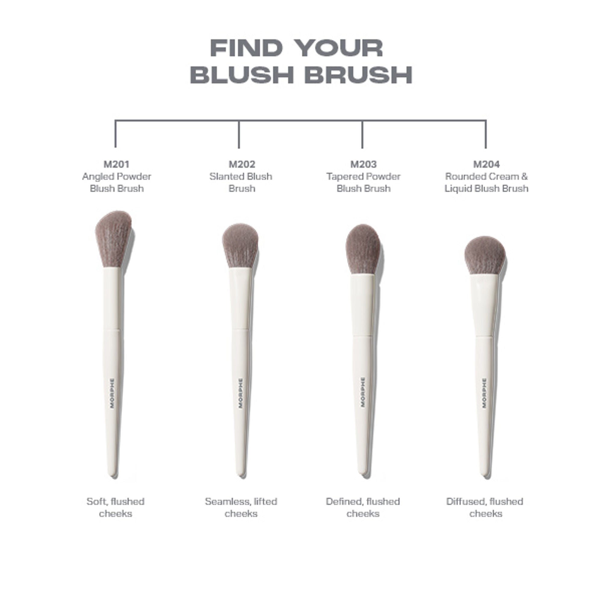 MORPHE M201 Angled Powder Blush Brush