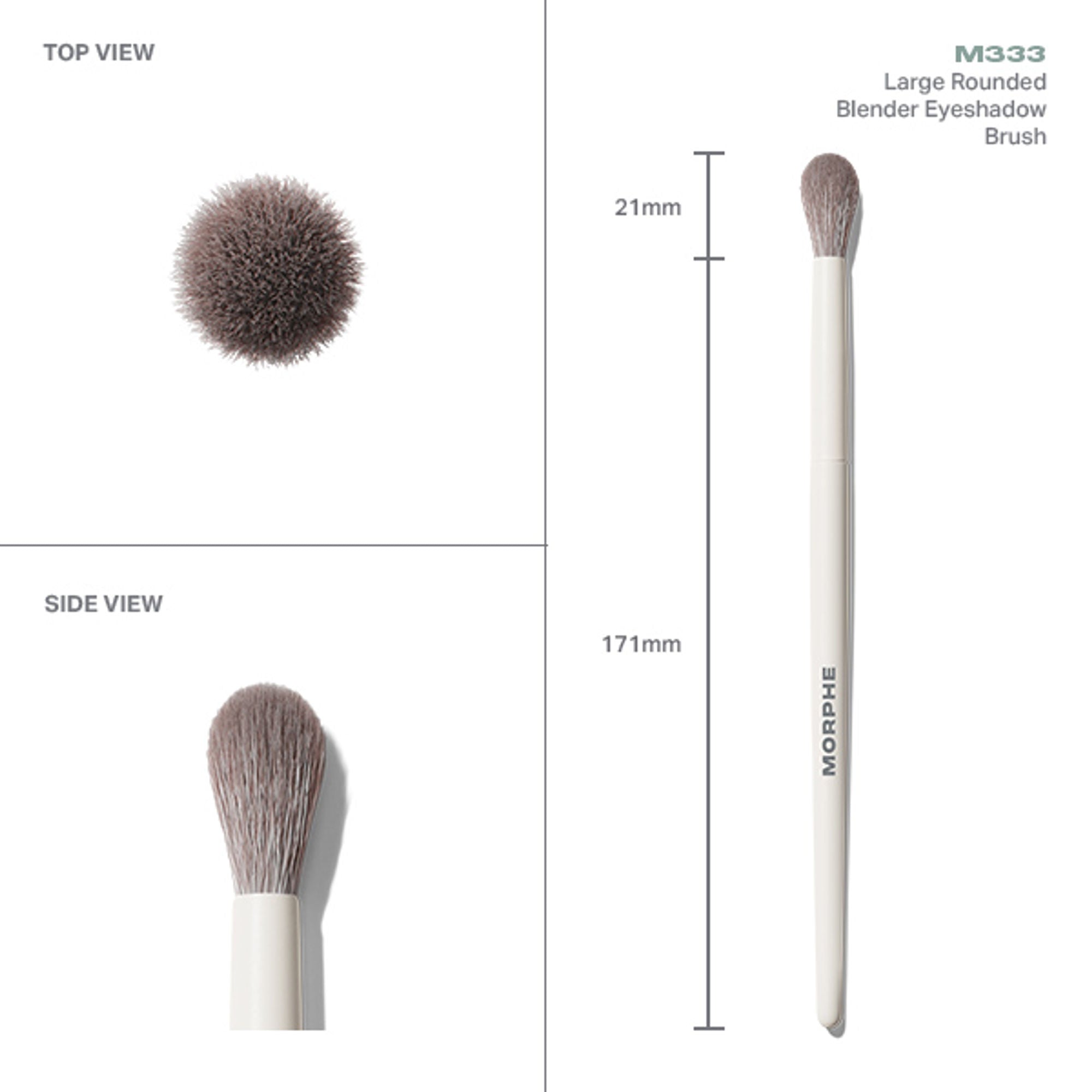 MORPHE M333 Large Rounded Blender Eyeshadow Brush