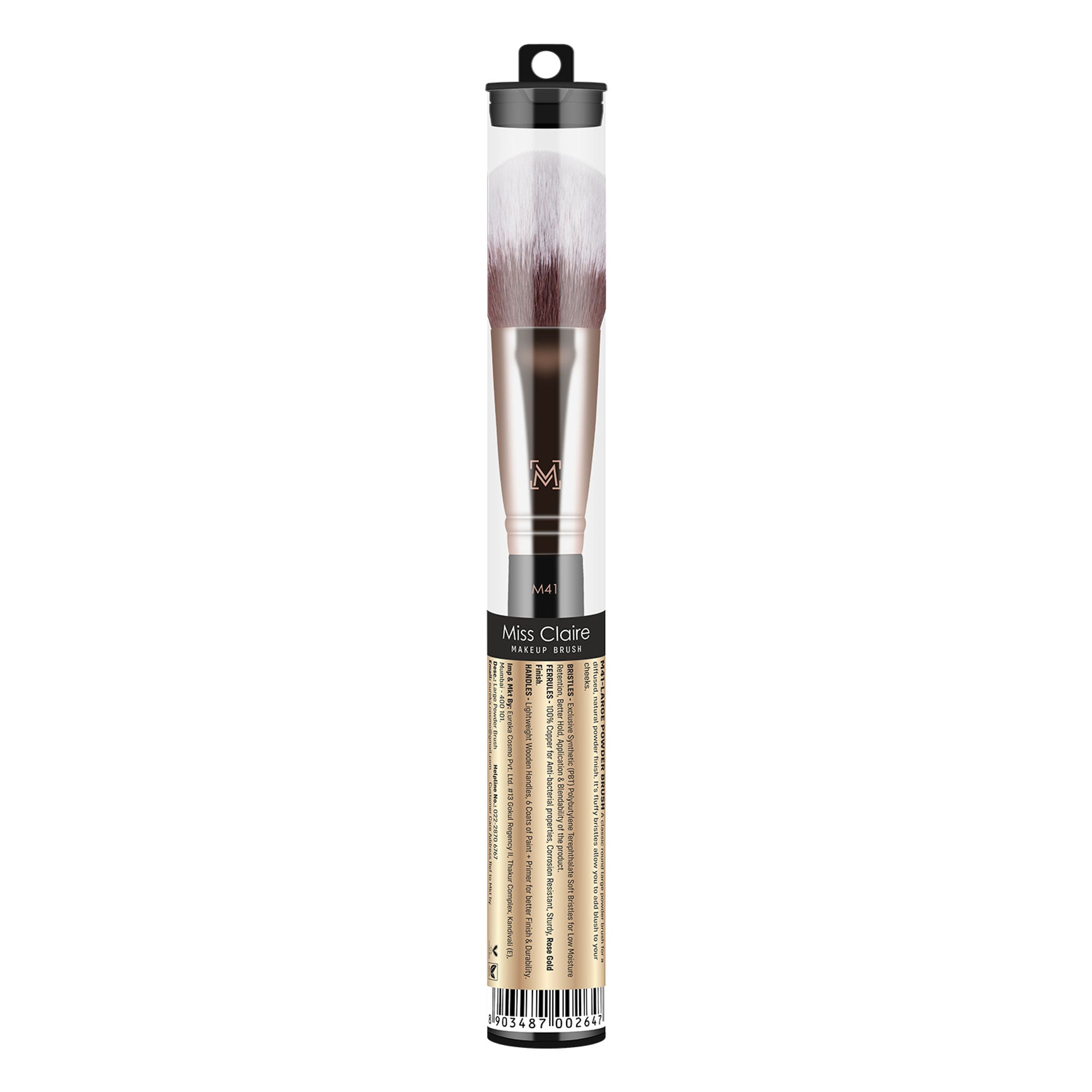 Miss Claire M41 - Large Powder Brush - Rose Gold