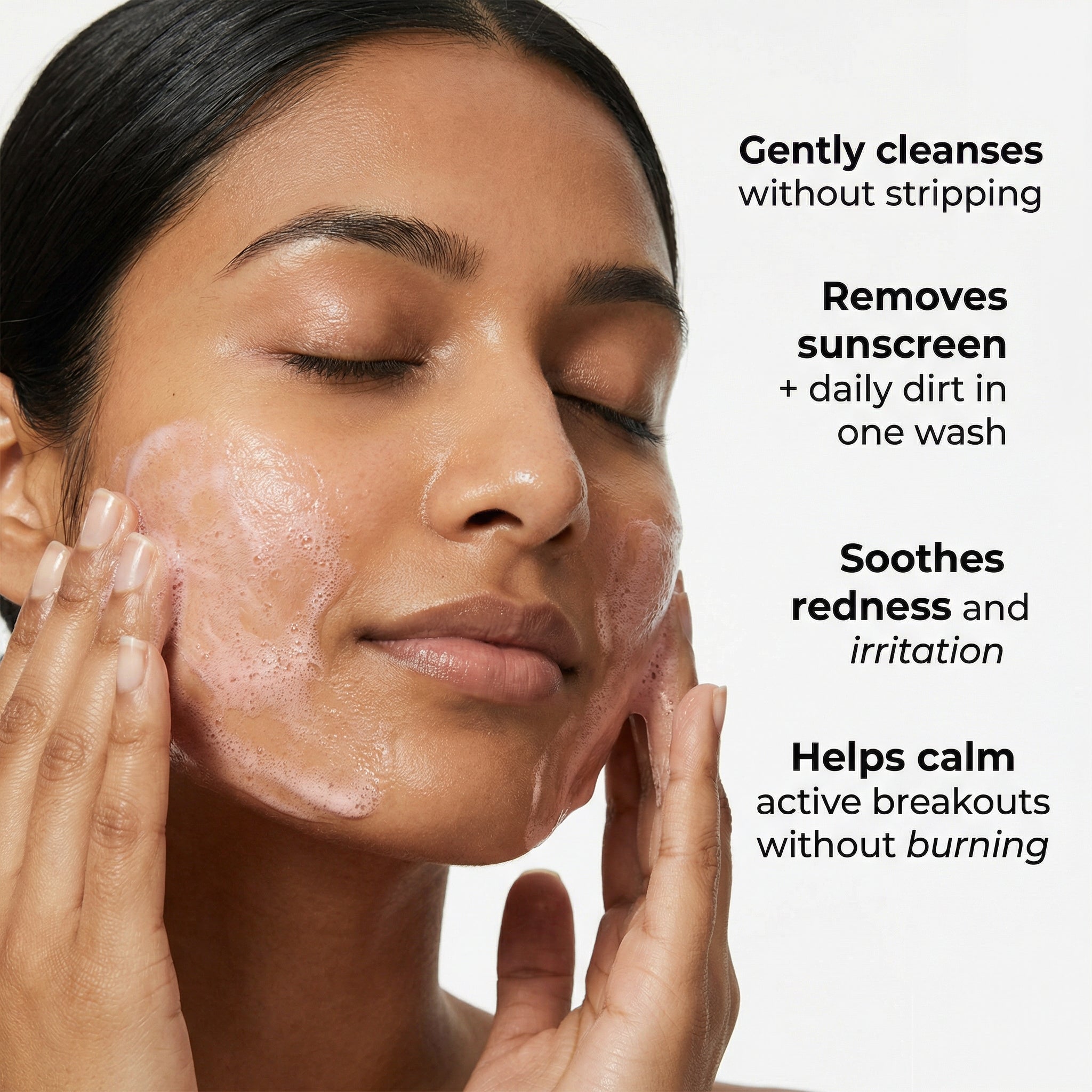 VedicDerm Red Vine Deep Facial Cleanser with Witch Hazel Extract