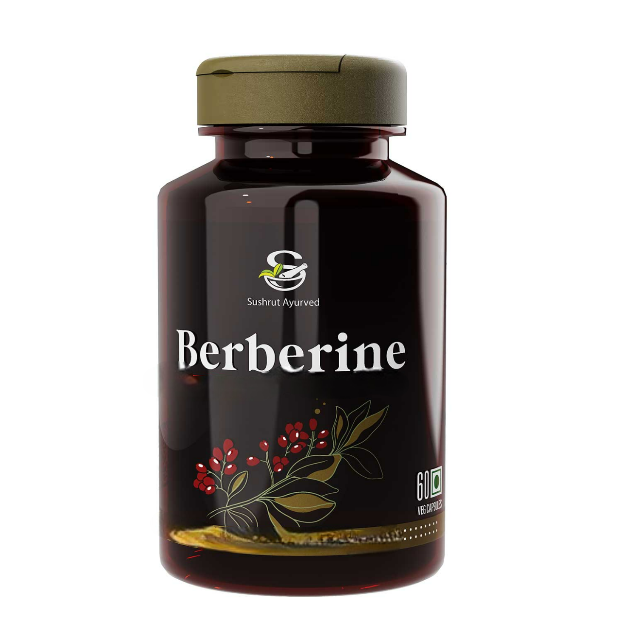 Sushrut Ayurved Good Health Berberine Veg Capsules