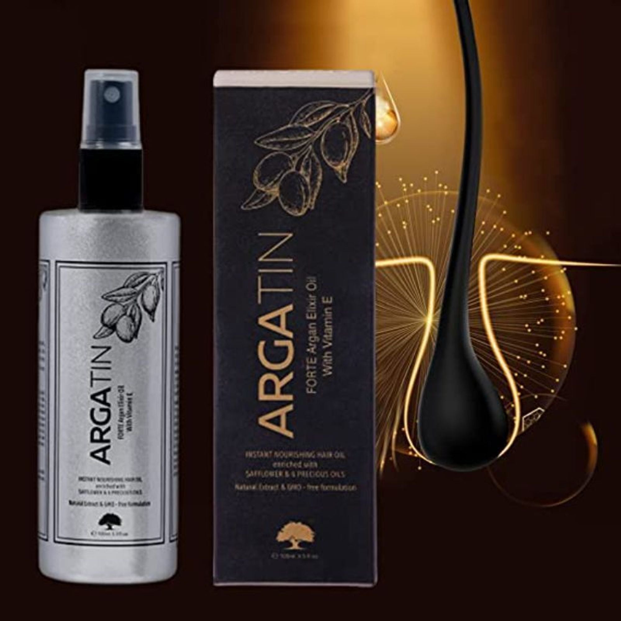 Argatin Argan Elixir Oil For Dry Damaged & Frizzy Hair