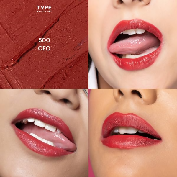 Type Beauty Cream Matte Lipstick For Pigmented Lips - 500 Ceo