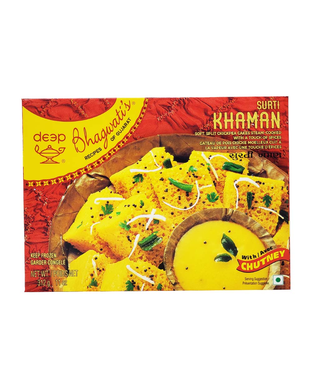 Bhagwatis Frozen Surti Khaman 312g