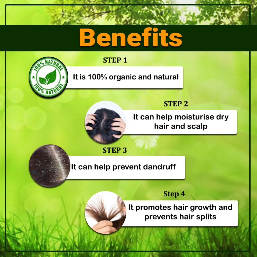 VedicAyurveda Bhringraj Leaf Powder and Hibiscus Powder