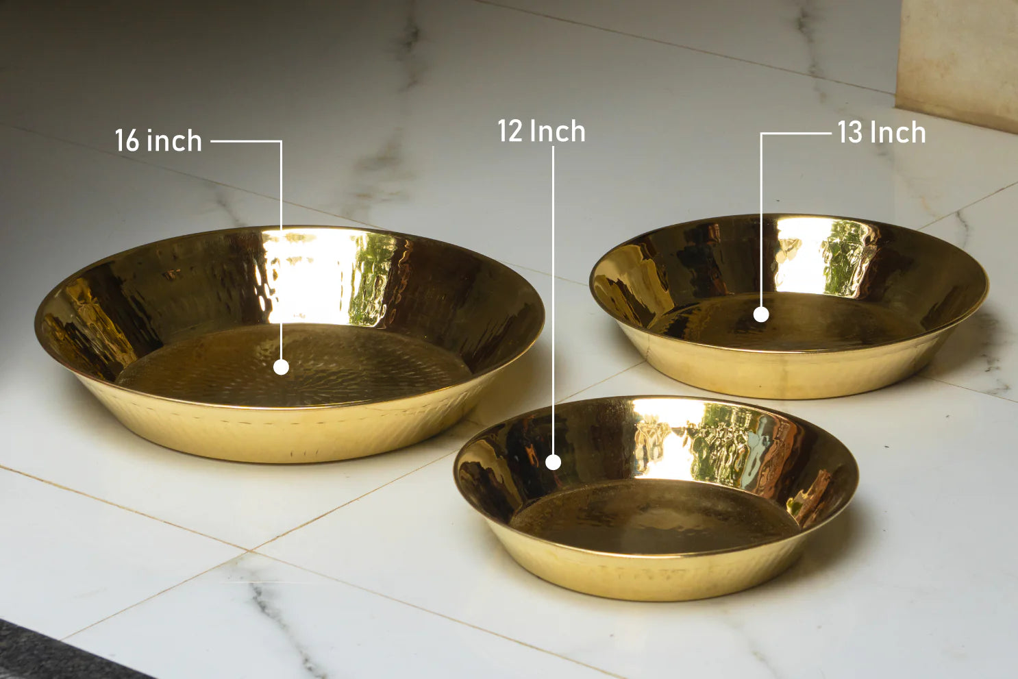 Health Smith Pure Brass Parat for Dough Atta Kneading | Utensils for Your Kitchen