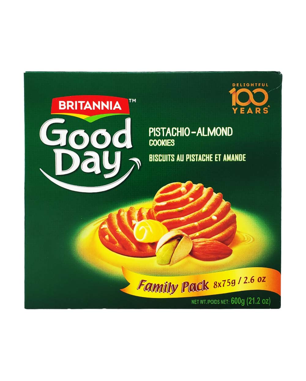 Britannia Good Day Pistachio Almond Cookies