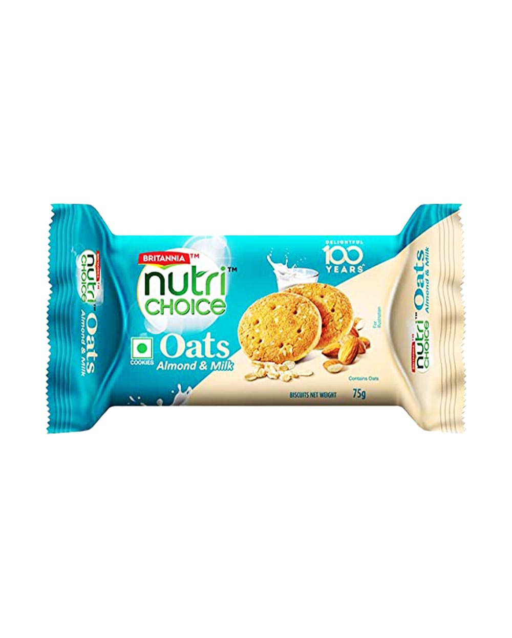 Britannia Nutri Choice Oats Almond Milk Cookies