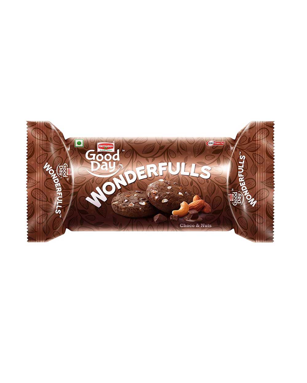 Britannia Wonderfulls Choco and Nuts Cookies 75g