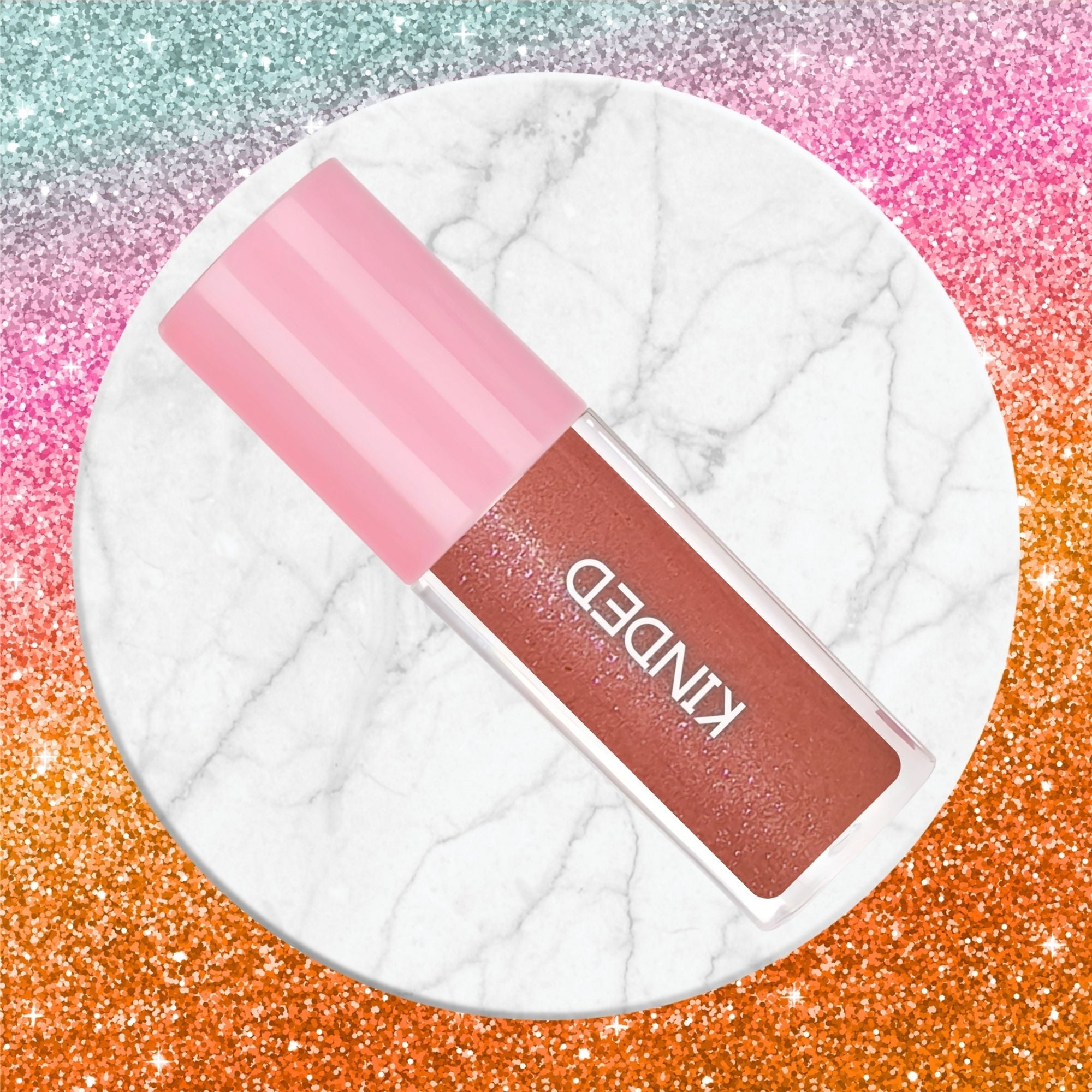 KINDED Sheen Shimmer Lip Gloss - 03 Calendula Rust