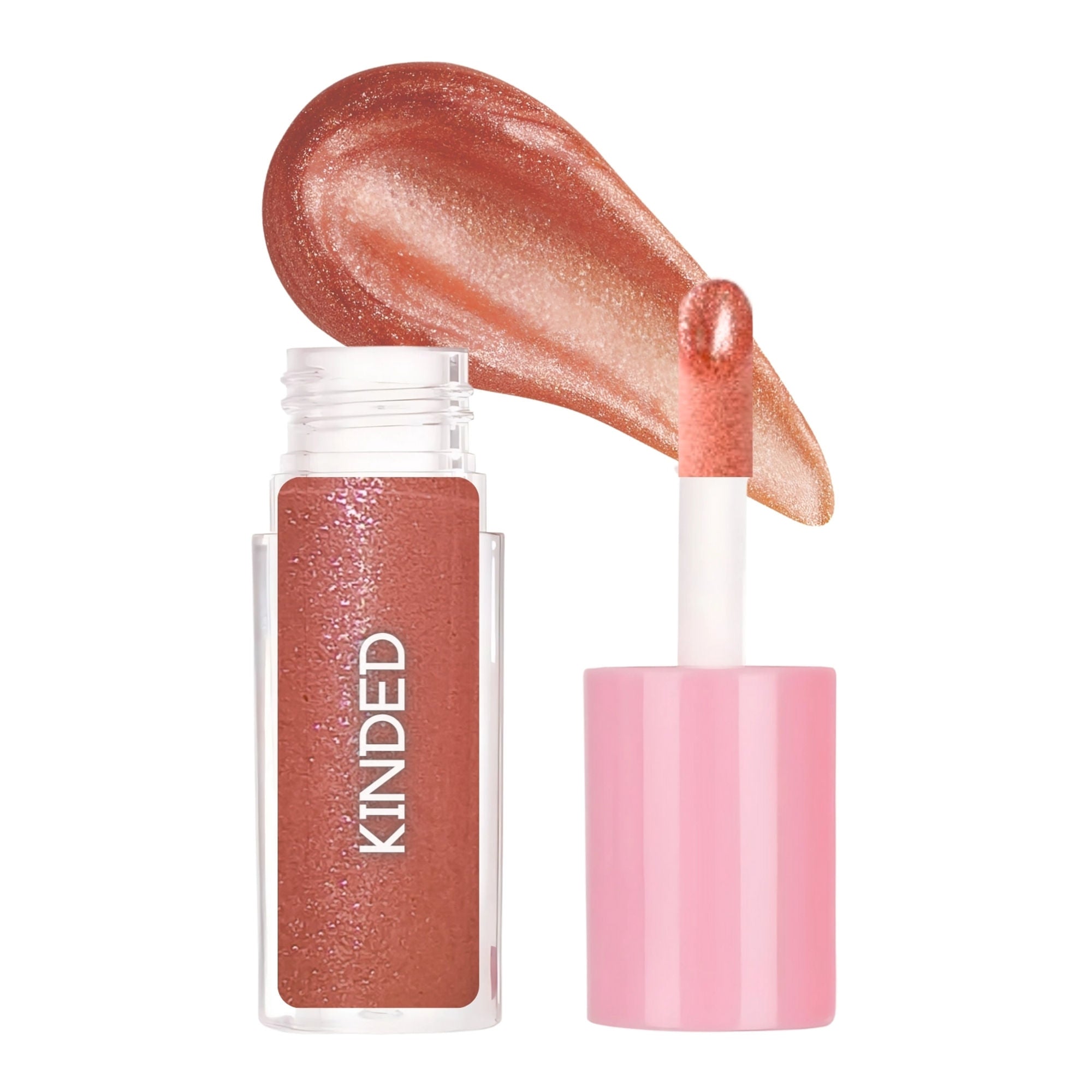 KINDED Sheen Shimmer Lip Gloss - 03 Calendula Rust