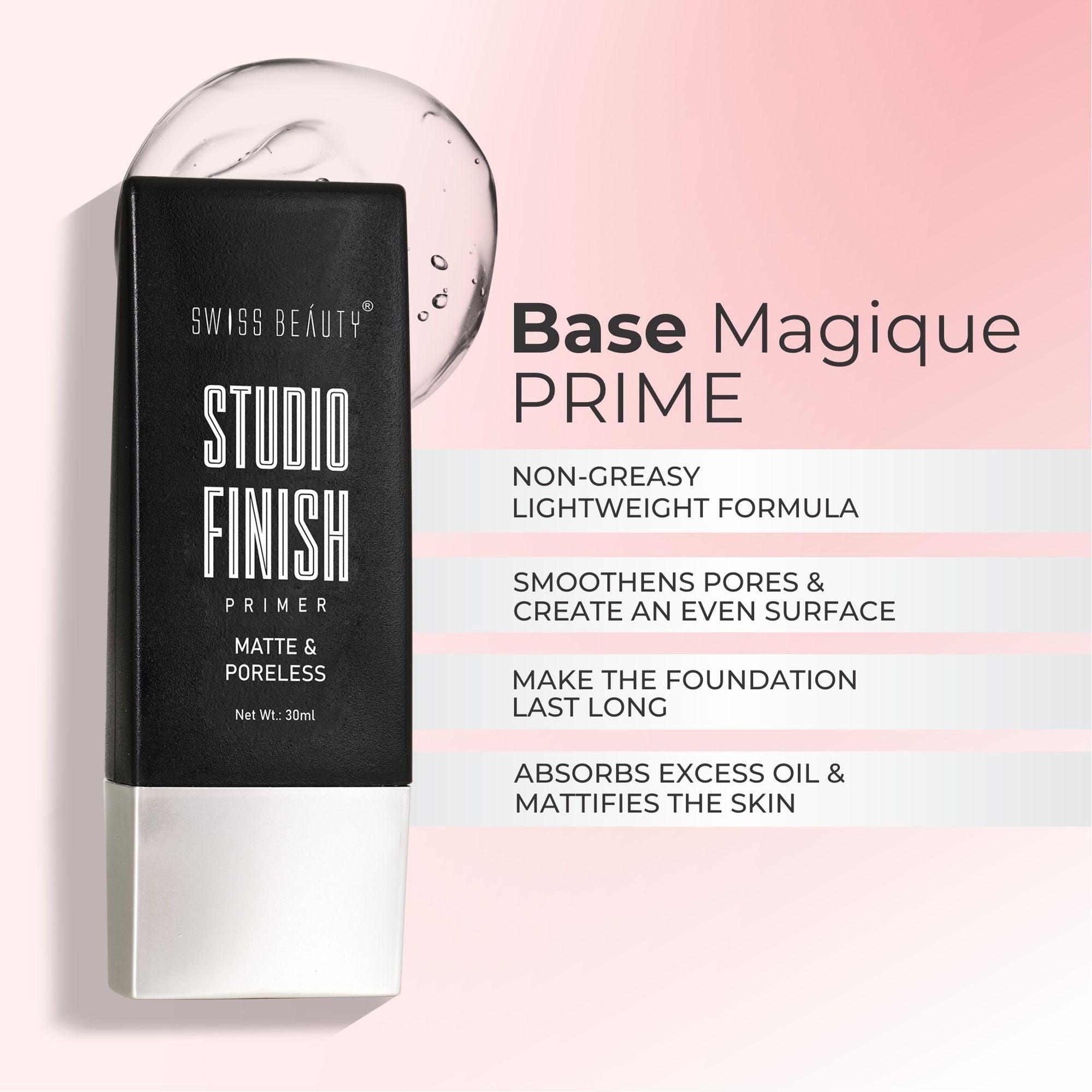 Swiss Beauty Studio Finish Primer Matte & Poreless