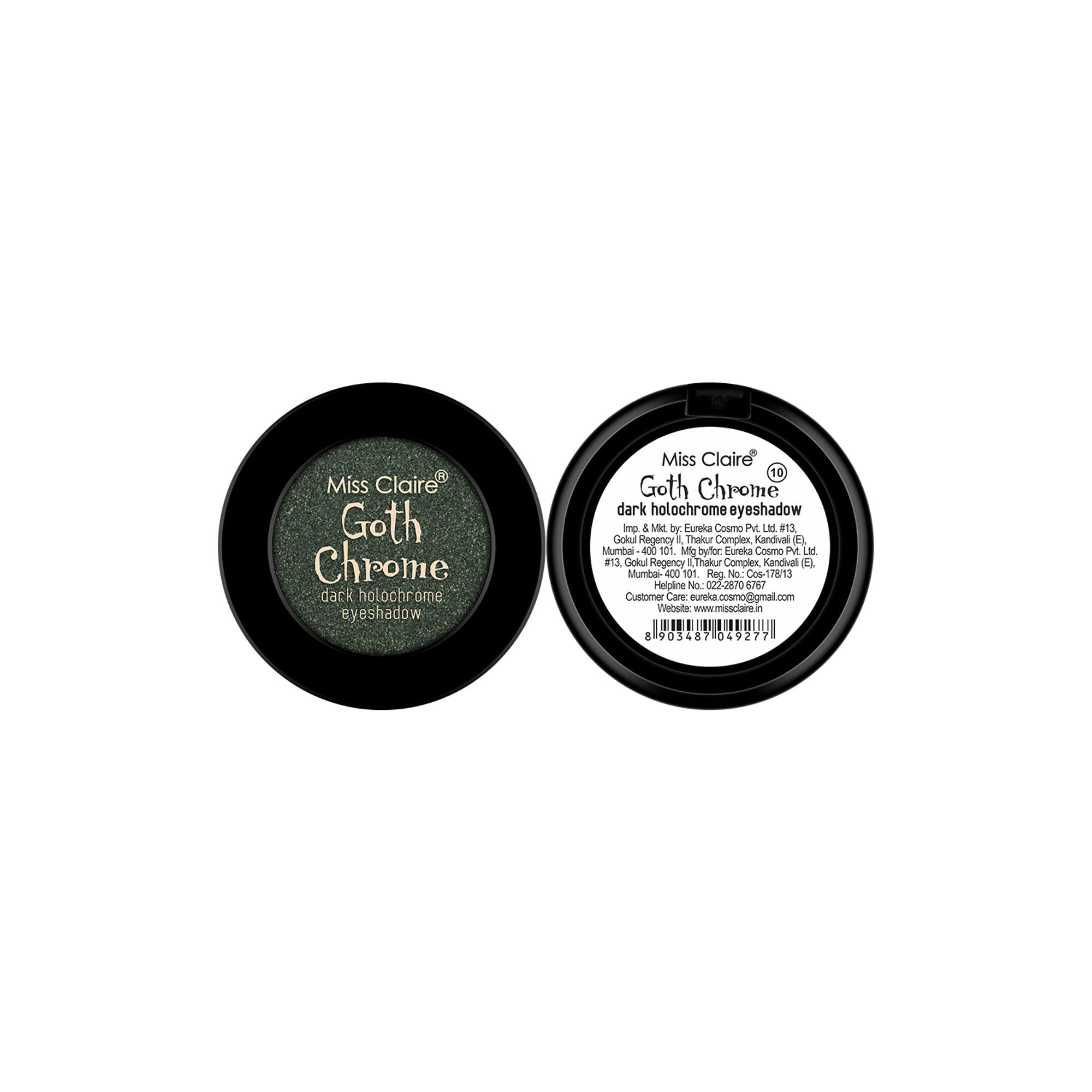 Miss Claire Goth Chrome Eyeshadow - 10