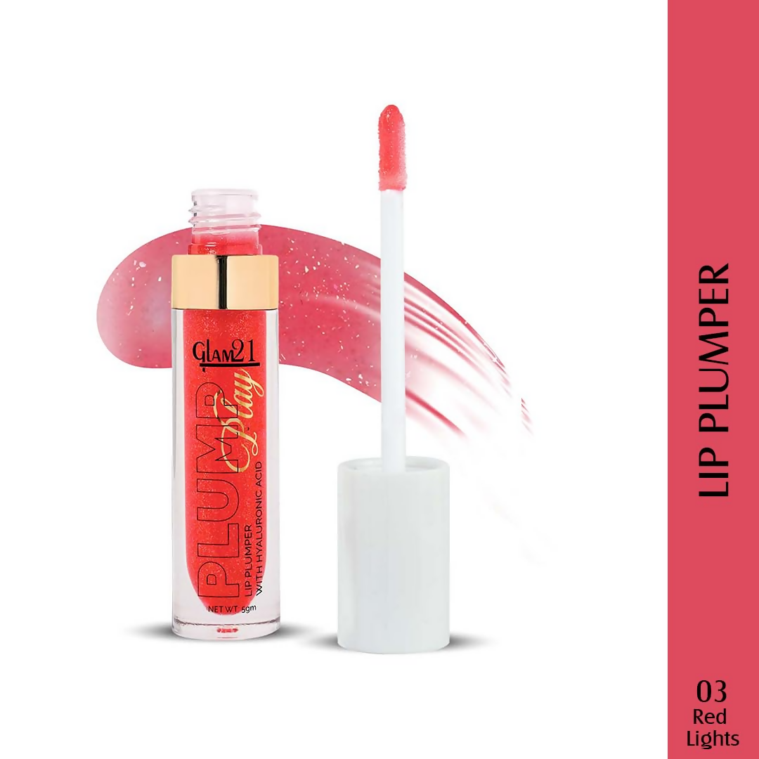 Glam21 Lip Plump Play Lip Plumper With Hyaluronic Acid - 03 Red Lights
