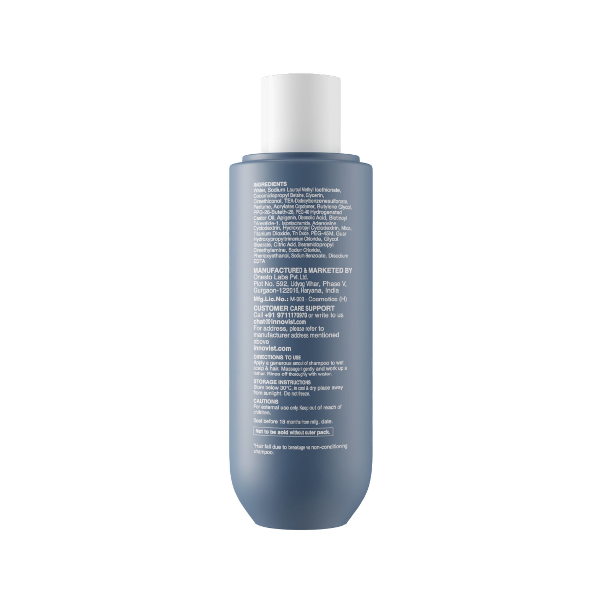 Bare Anatomy Anti-Hair Fall Shampoo 5X Hair Fall Control With Peptides